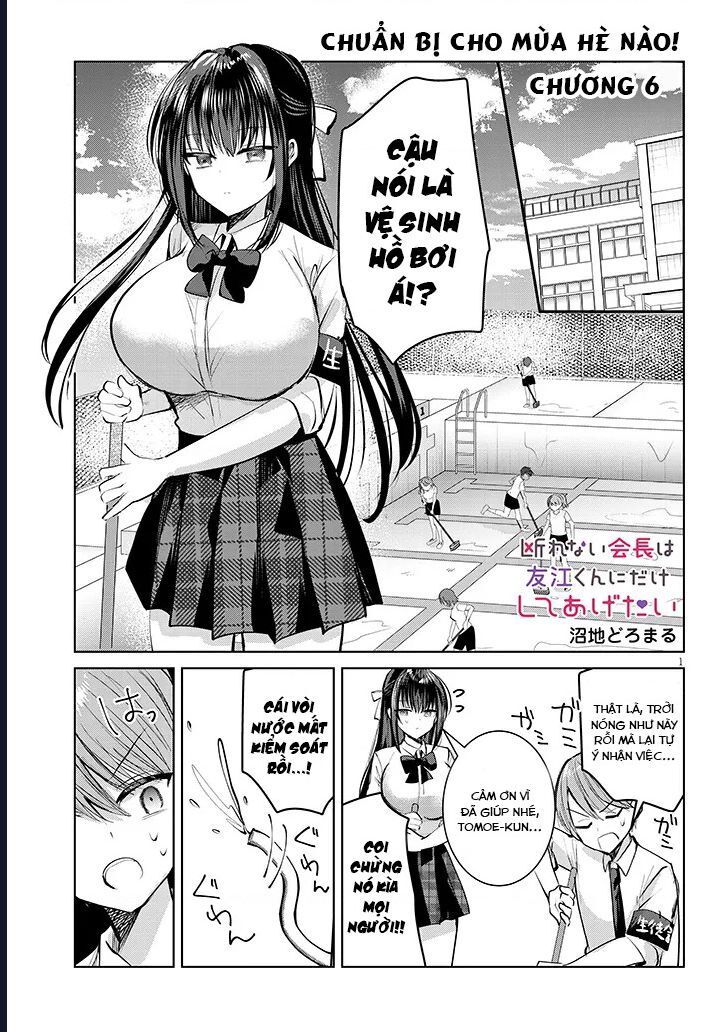 Kotowarenai Kaichou Wa Tomoe-Kun Ni Dake Shite Agetai Chap 6 - Next Chap 7