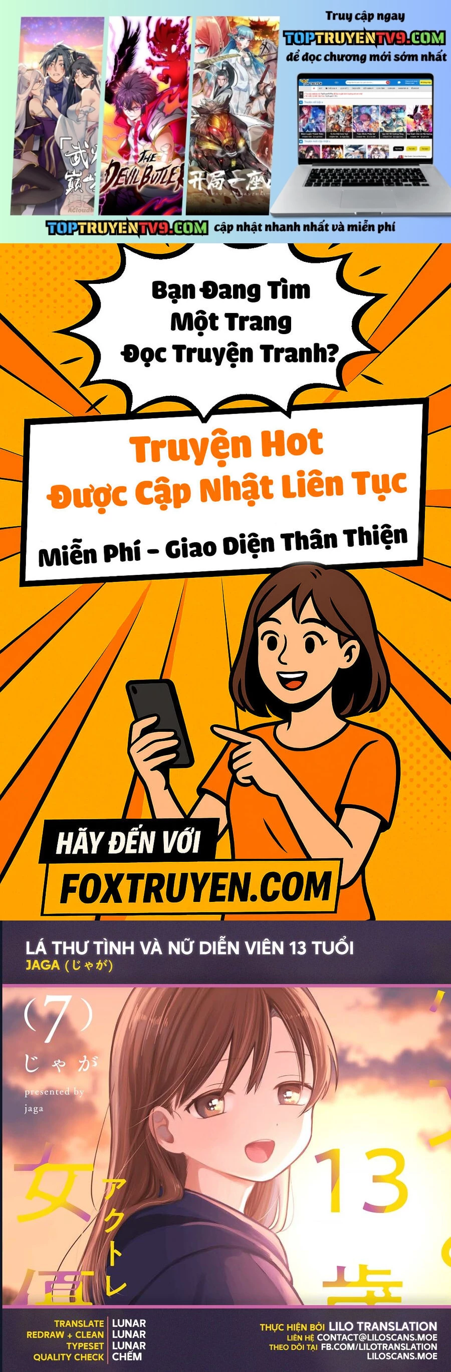 Lá Thư Tình Và Nữ Diễn Viên 13 Tuổi Chap 35 - Next Chap 36