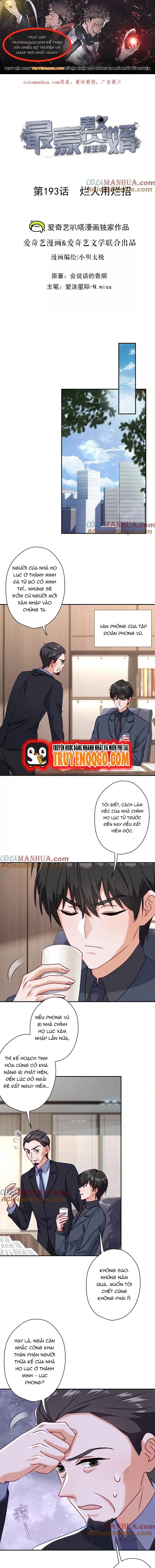 Long Vương Điện: Người Ở Rể Giàu Nhất Chap 193 - Next Chap 194