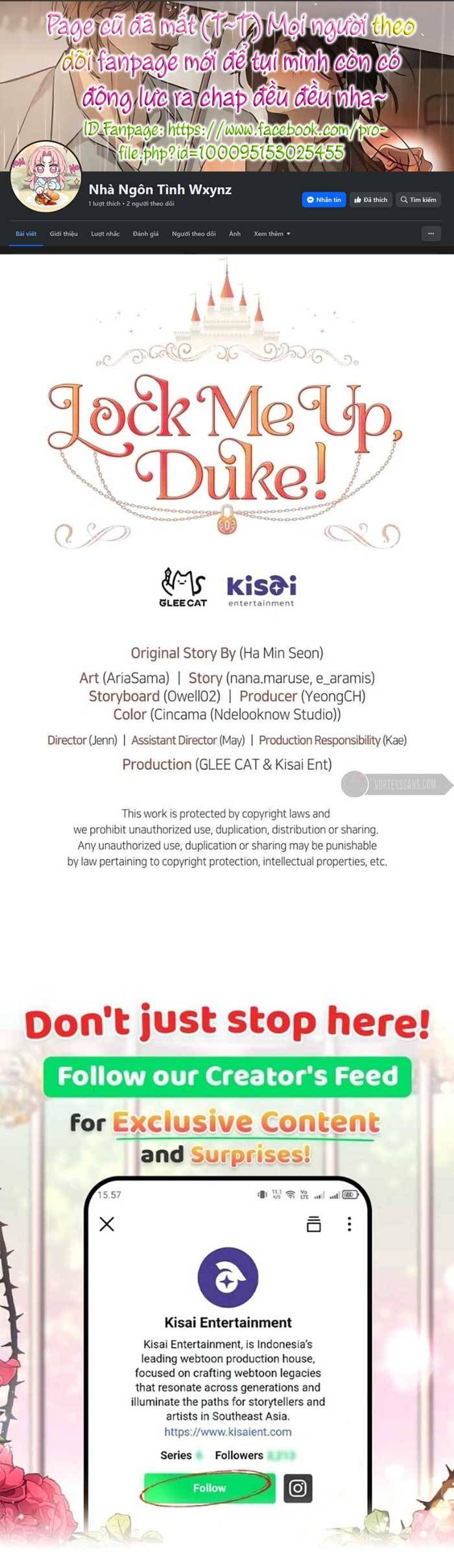 Nhốt Tôi Lại Đi, Công Tước! Chap 15 - Next Chap 16