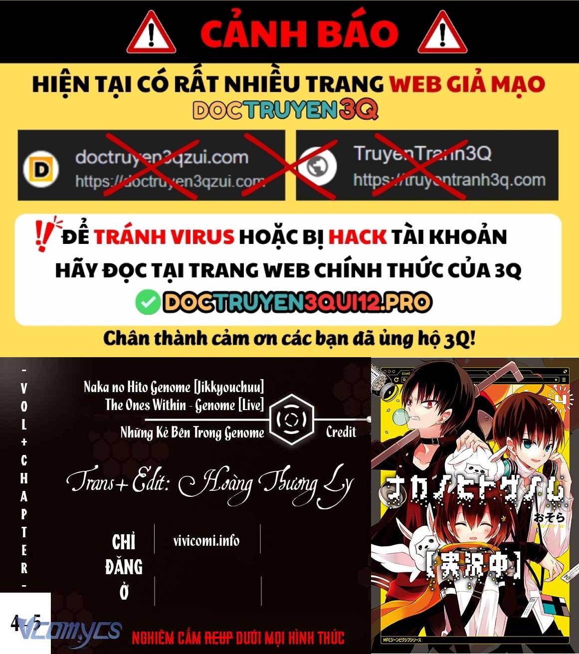 Những Kẻ Bên Trong Genome Chap 18 - Next Chap 19