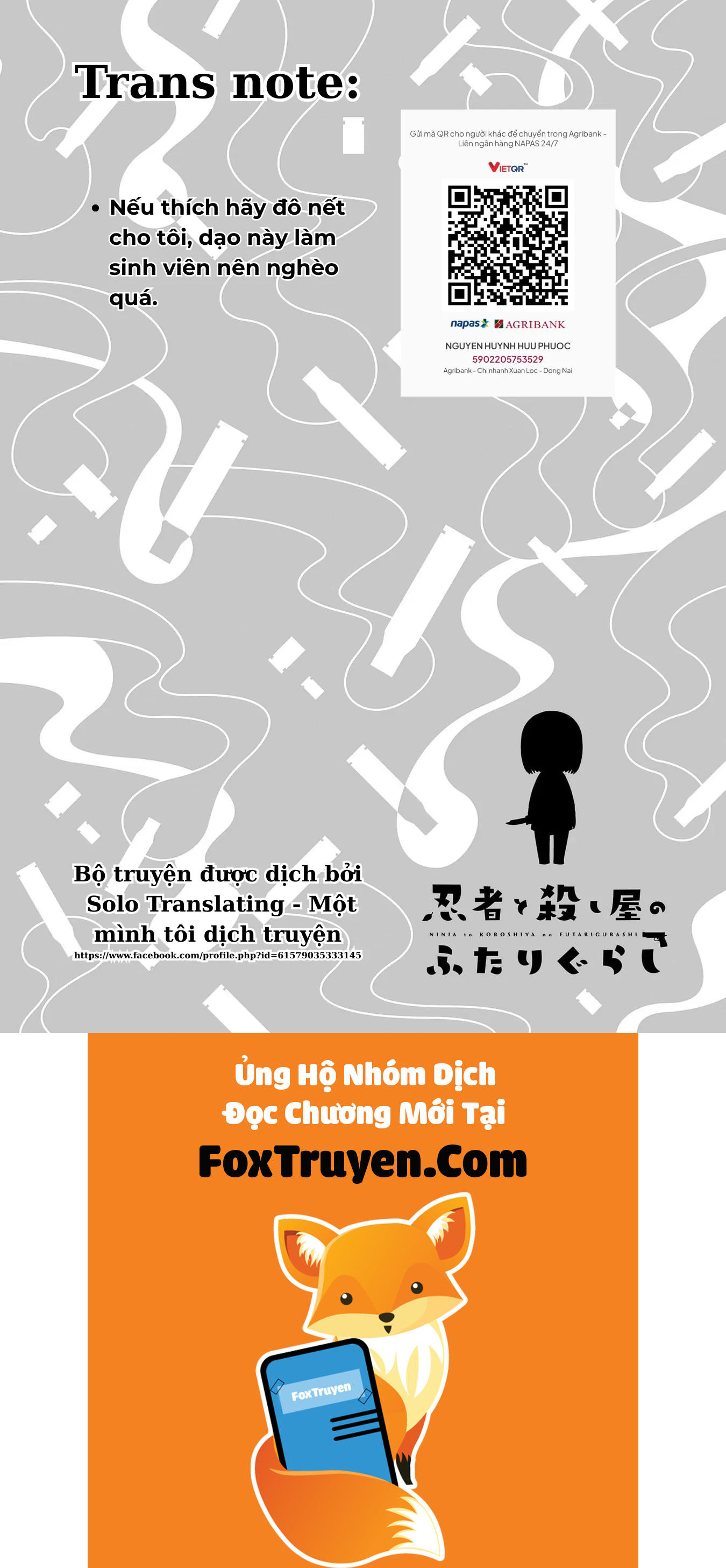 Ninja To Koroshiya No Futarigurashi Chap 10 - Next Chap 11