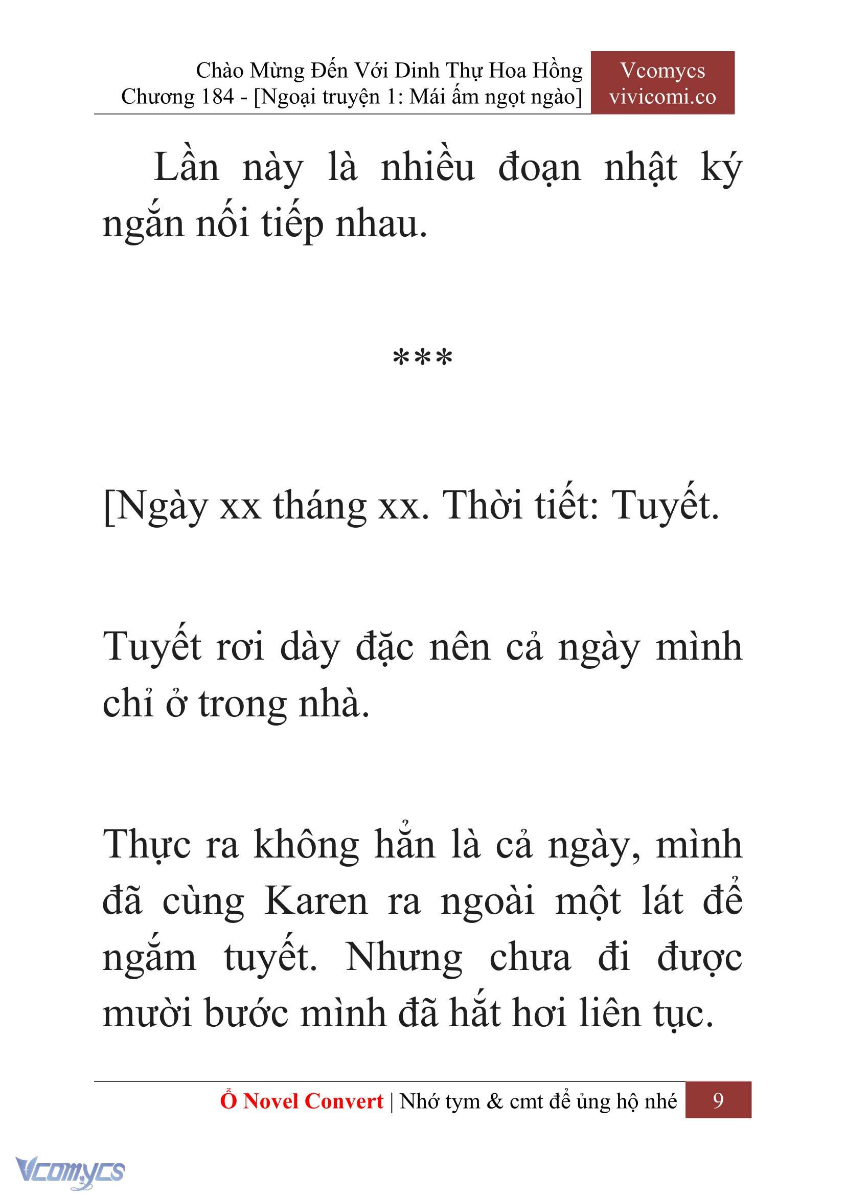 [Novel] Chào Mừng Đến Với Dinh Thự Hoa Hồng Chap 184 - Next Chap 185