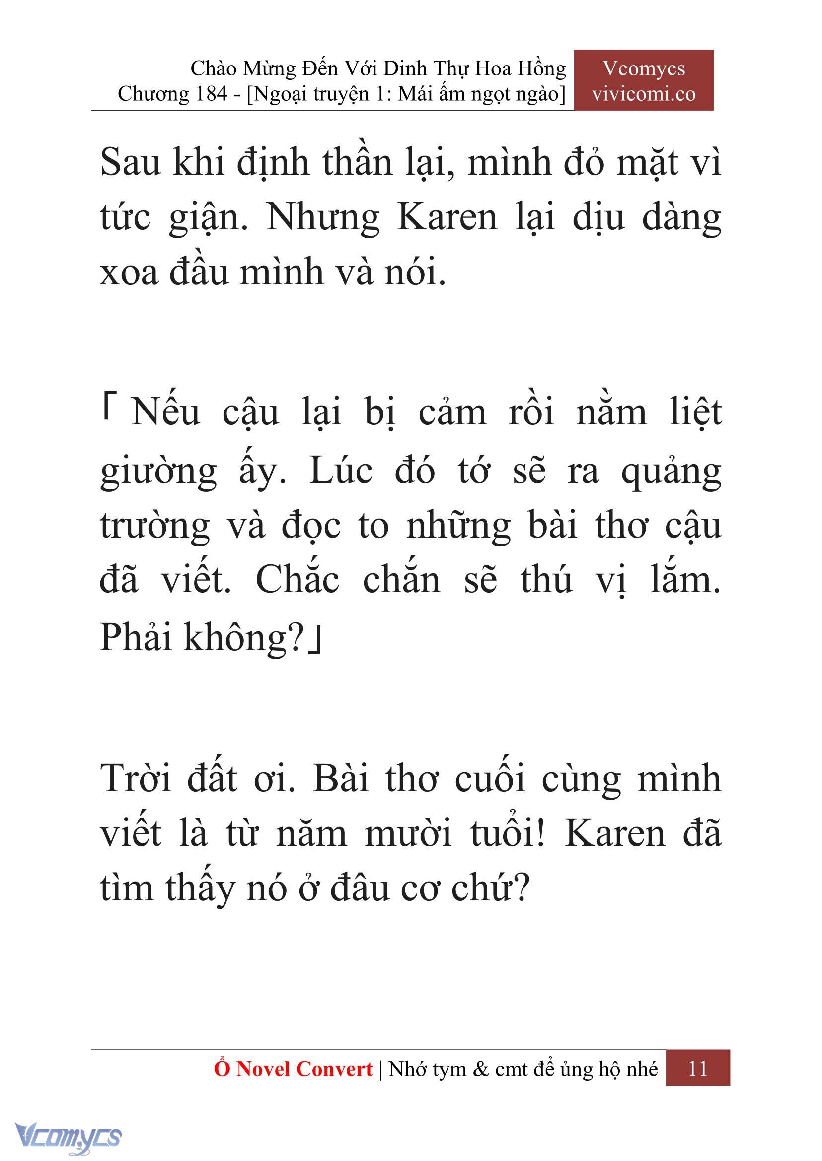 [Novel] Chào Mừng Đến Với Dinh Thự Hoa Hồng Chap 184 - Next Chap 185