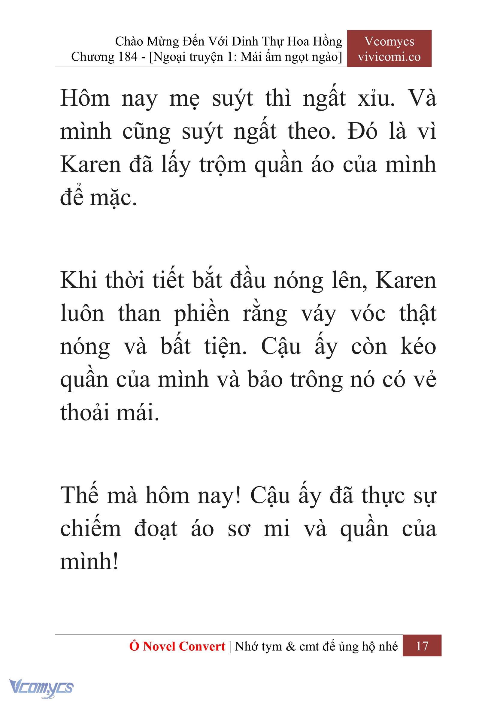[Novel] Chào Mừng Đến Với Dinh Thự Hoa Hồng Chap 184 - Next Chap 185