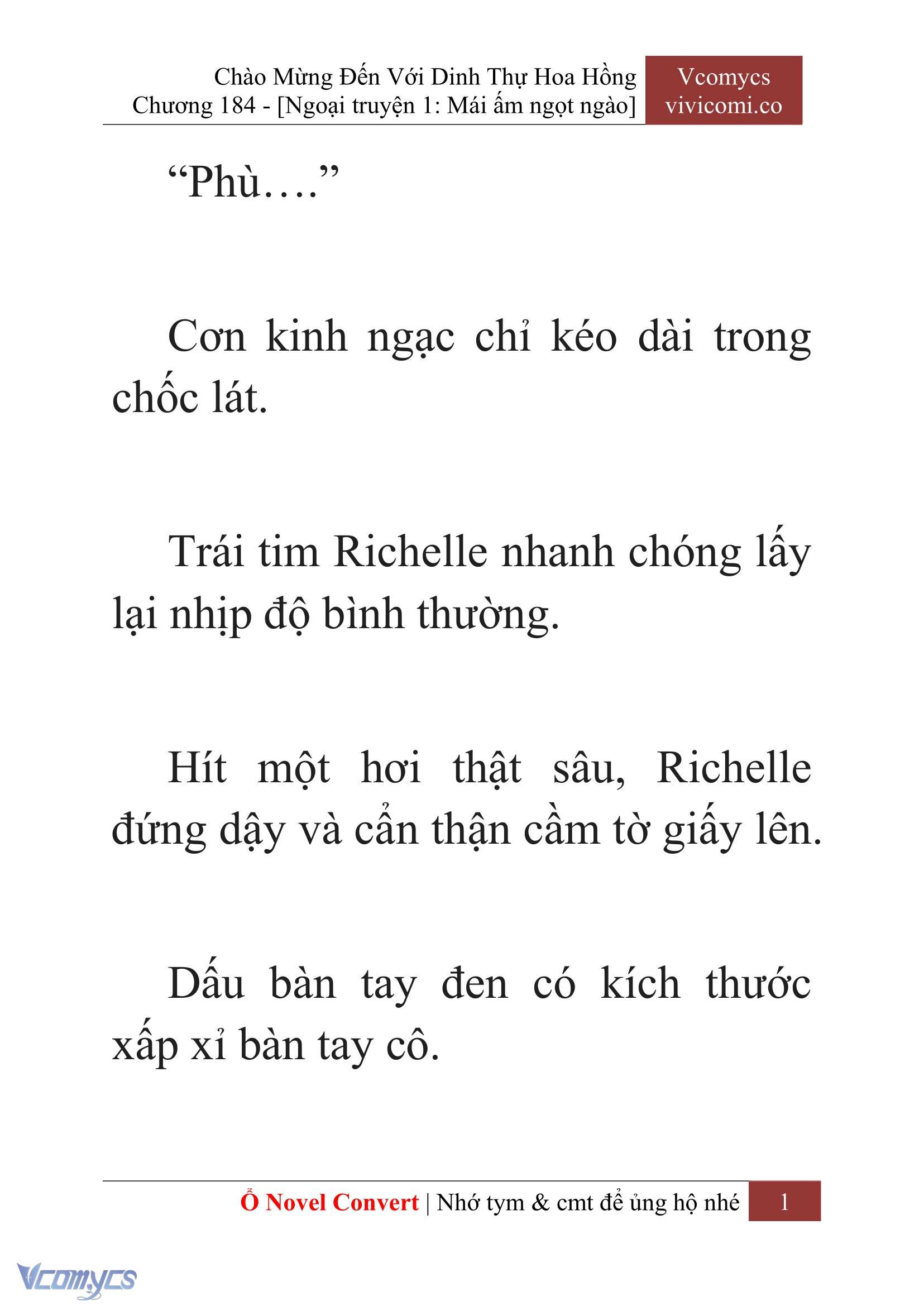 [Novel] Chào Mừng Đến Với Dinh Thự Hoa Hồng Chap 184 - Next Chap 185