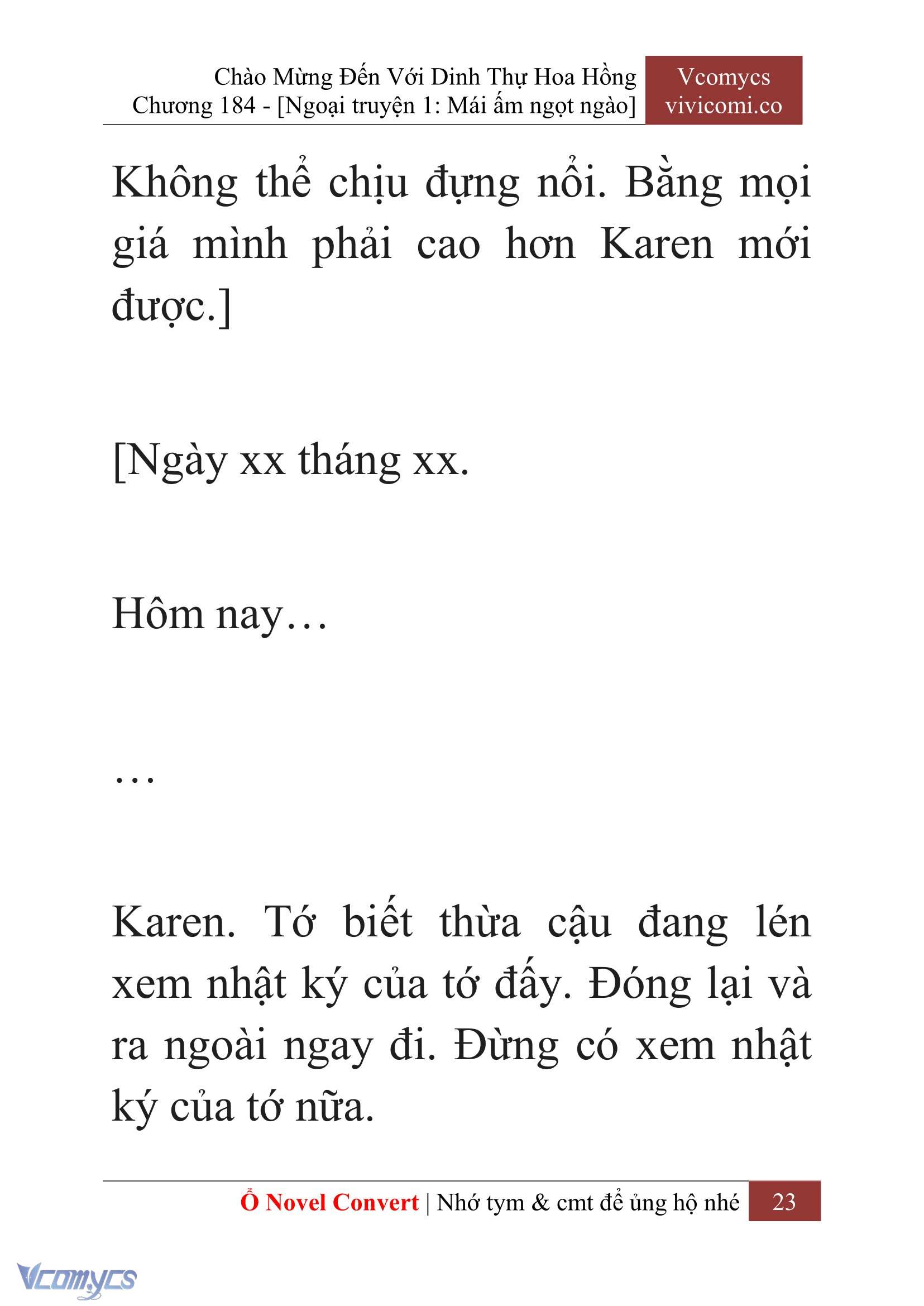 [Novel] Chào Mừng Đến Với Dinh Thự Hoa Hồng Chap 184 - Next Chap 185