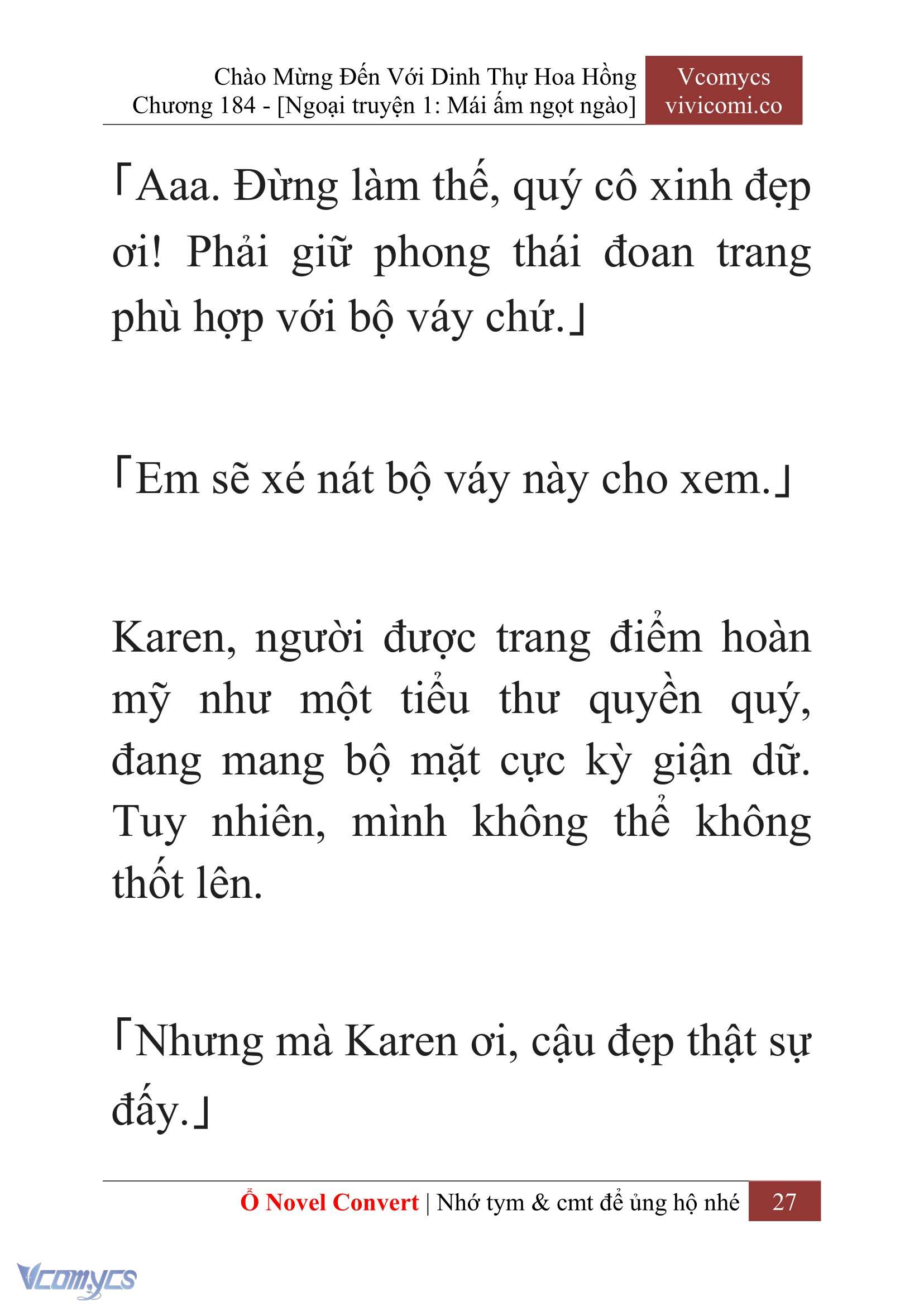 [Novel] Chào Mừng Đến Với Dinh Thự Hoa Hồng Chap 184 - Next Chap 185