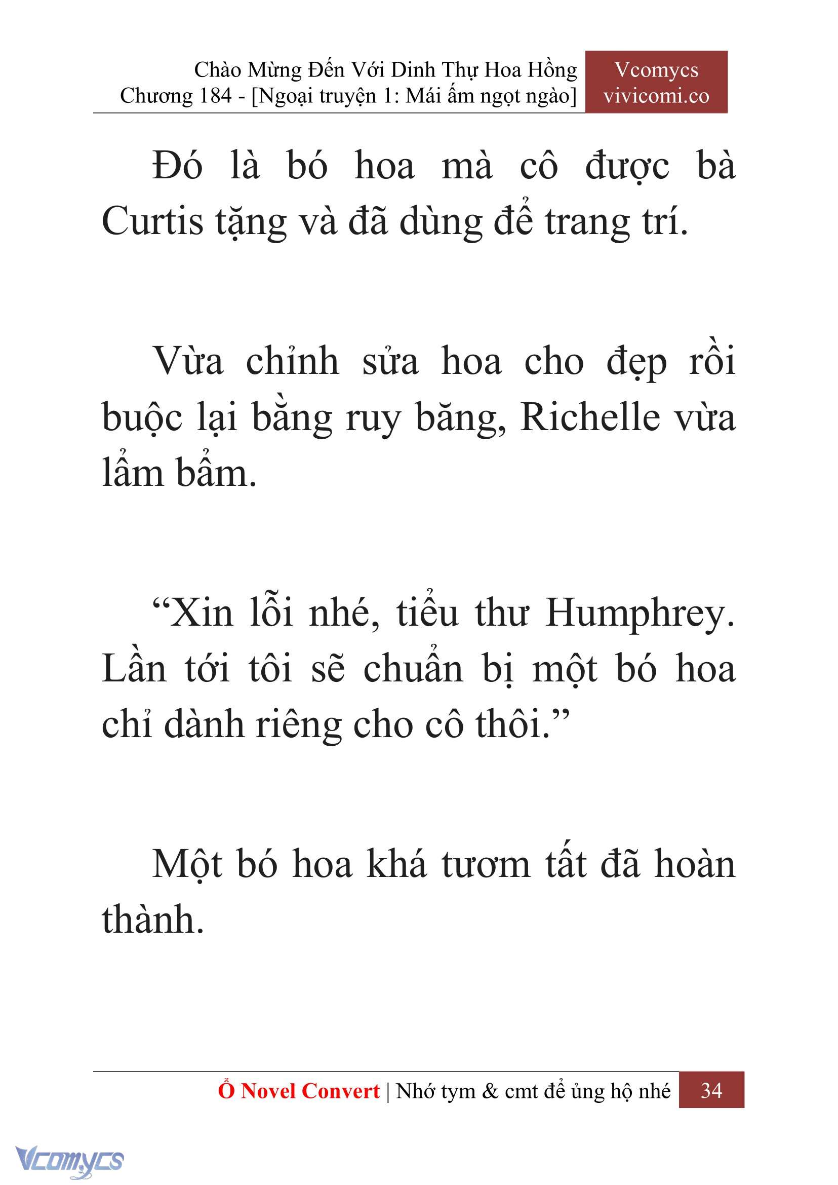 [Novel] Chào Mừng Đến Với Dinh Thự Hoa Hồng Chap 184 - Next Chap 185