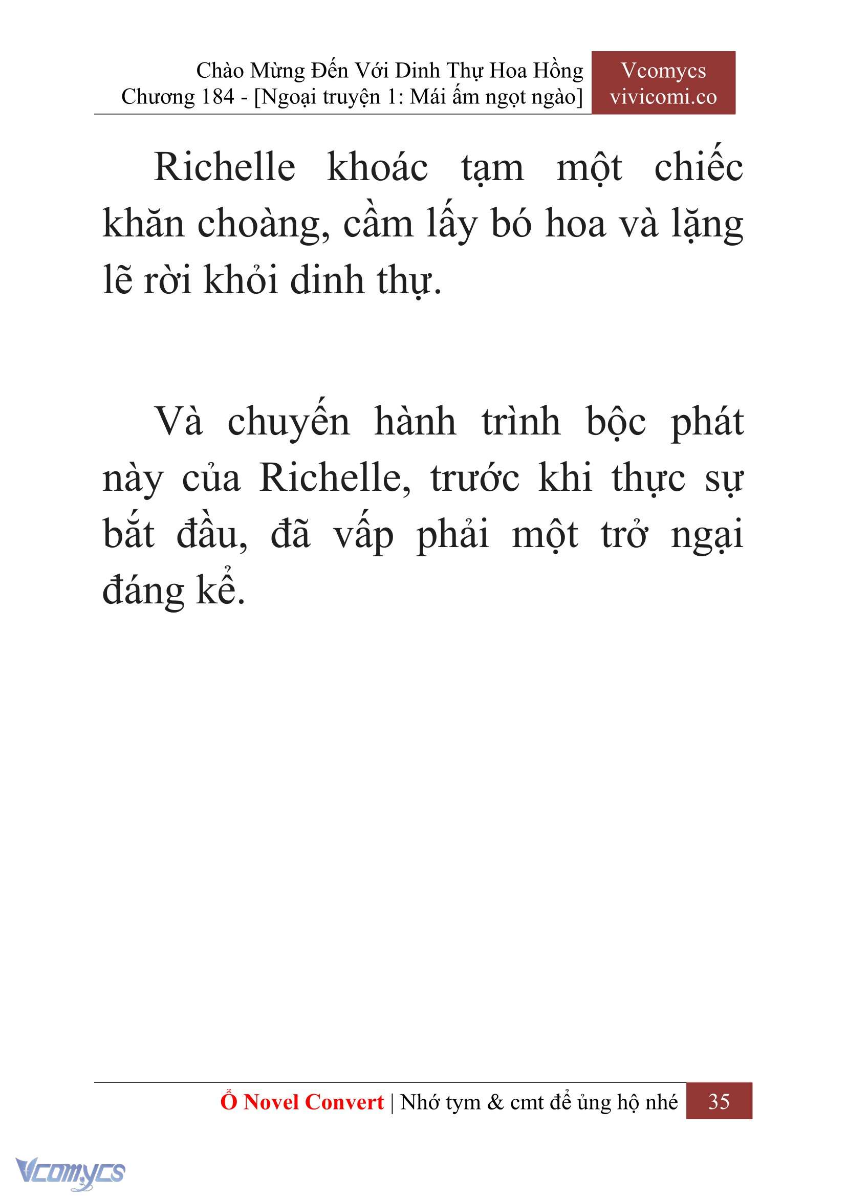 [Novel] Chào Mừng Đến Với Dinh Thự Hoa Hồng Chap 184 - Next Chap 185