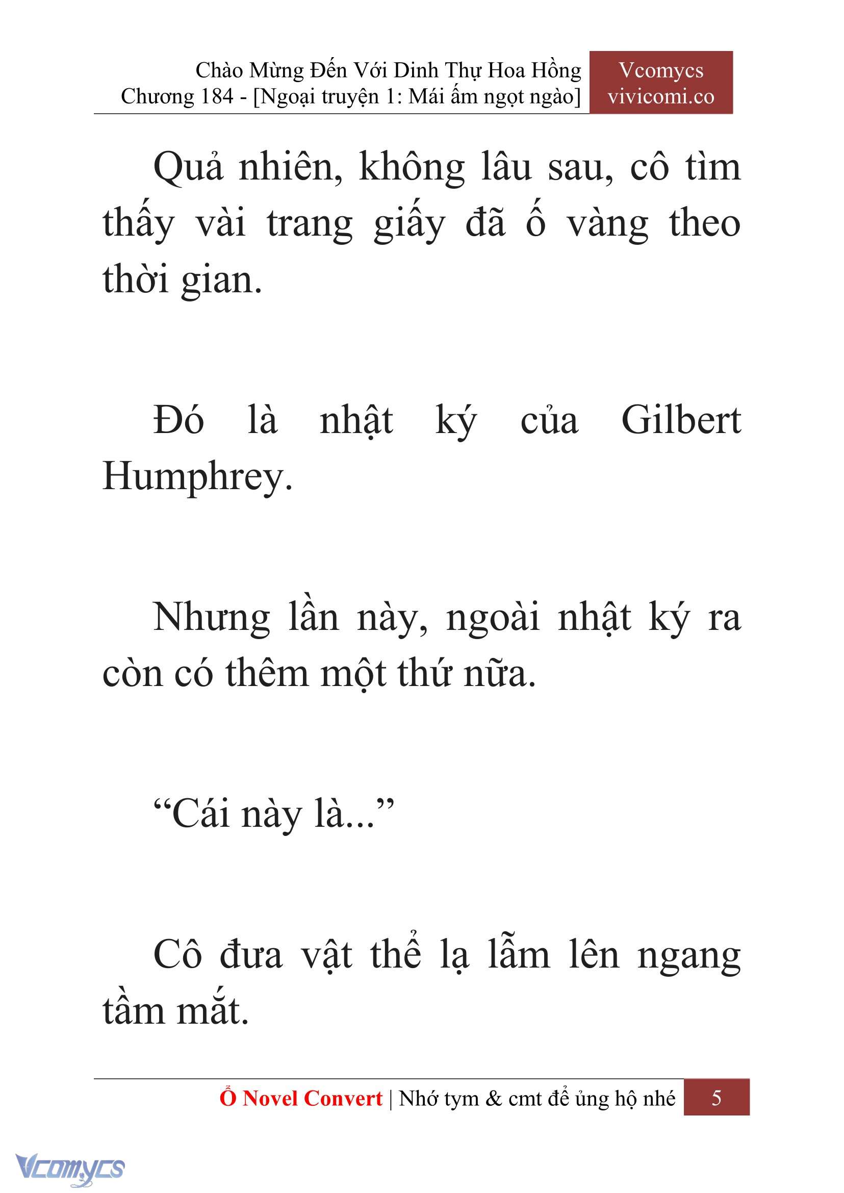 [Novel] Chào Mừng Đến Với Dinh Thự Hoa Hồng Chap 184 - Next Chap 185