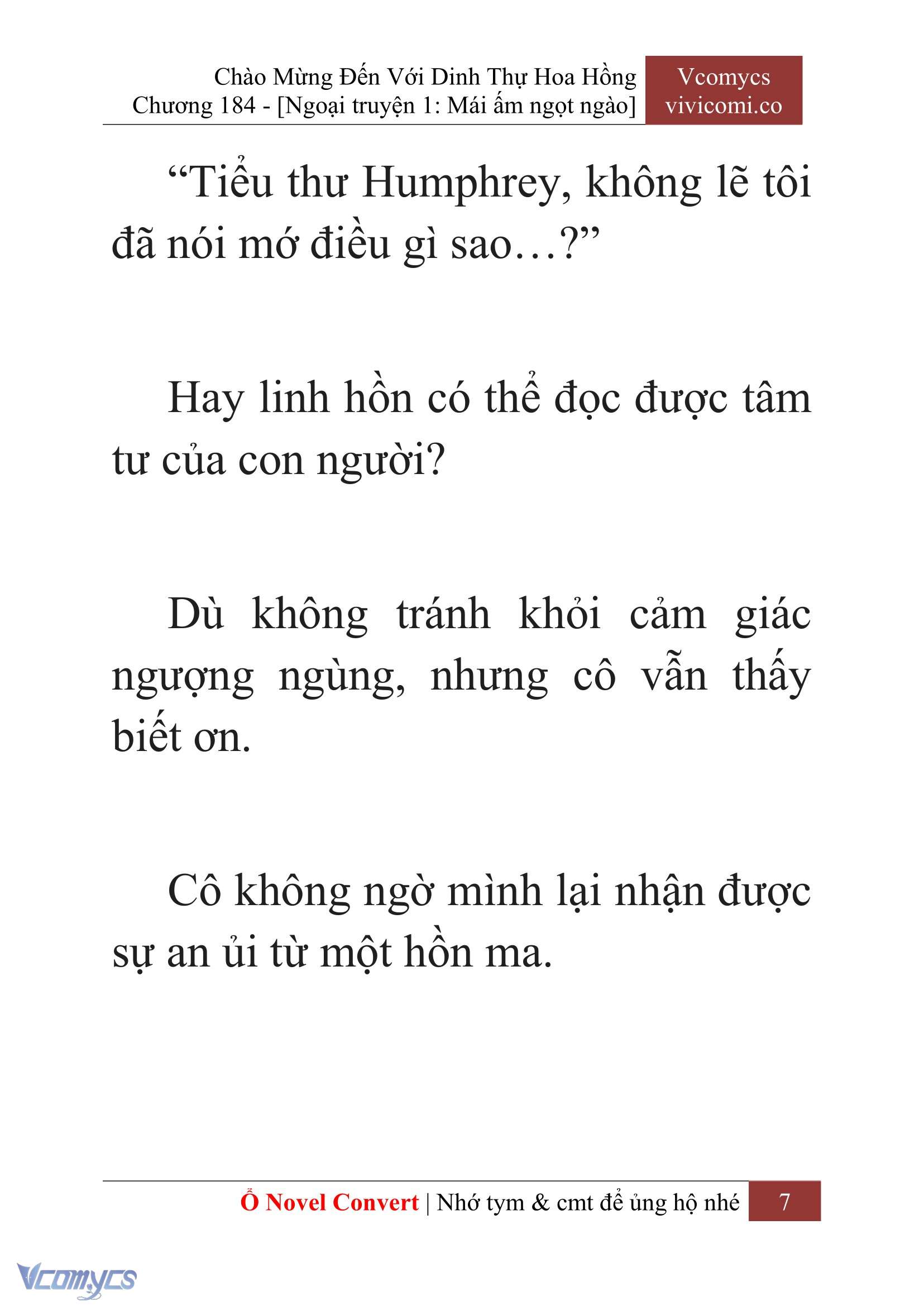 [Novel] Chào Mừng Đến Với Dinh Thự Hoa Hồng Chap 184 - Next Chap 185