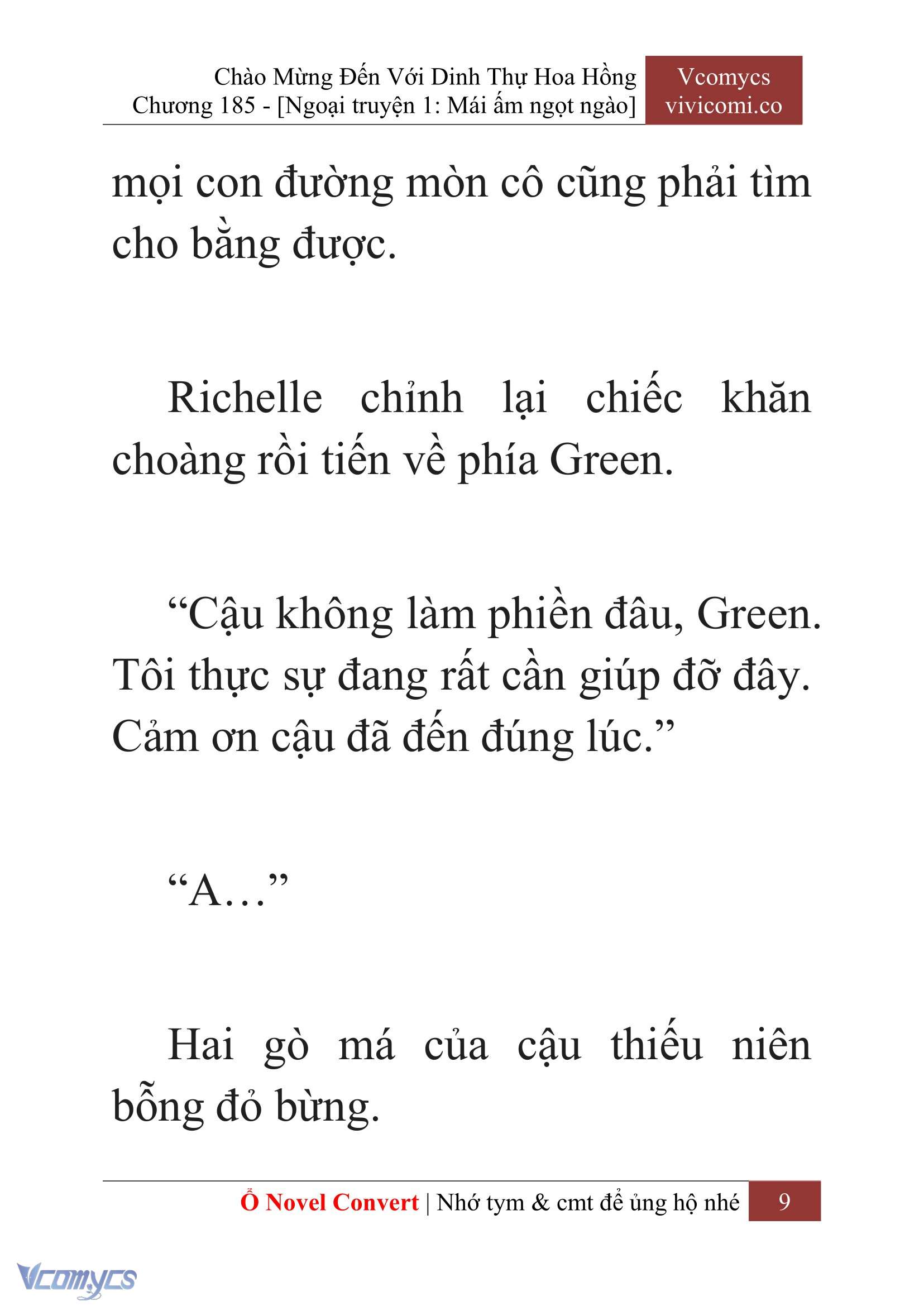 [Novel] Chào Mừng Đến Với Dinh Thự Hoa Hồng Chap 185 - Next Chap 186
