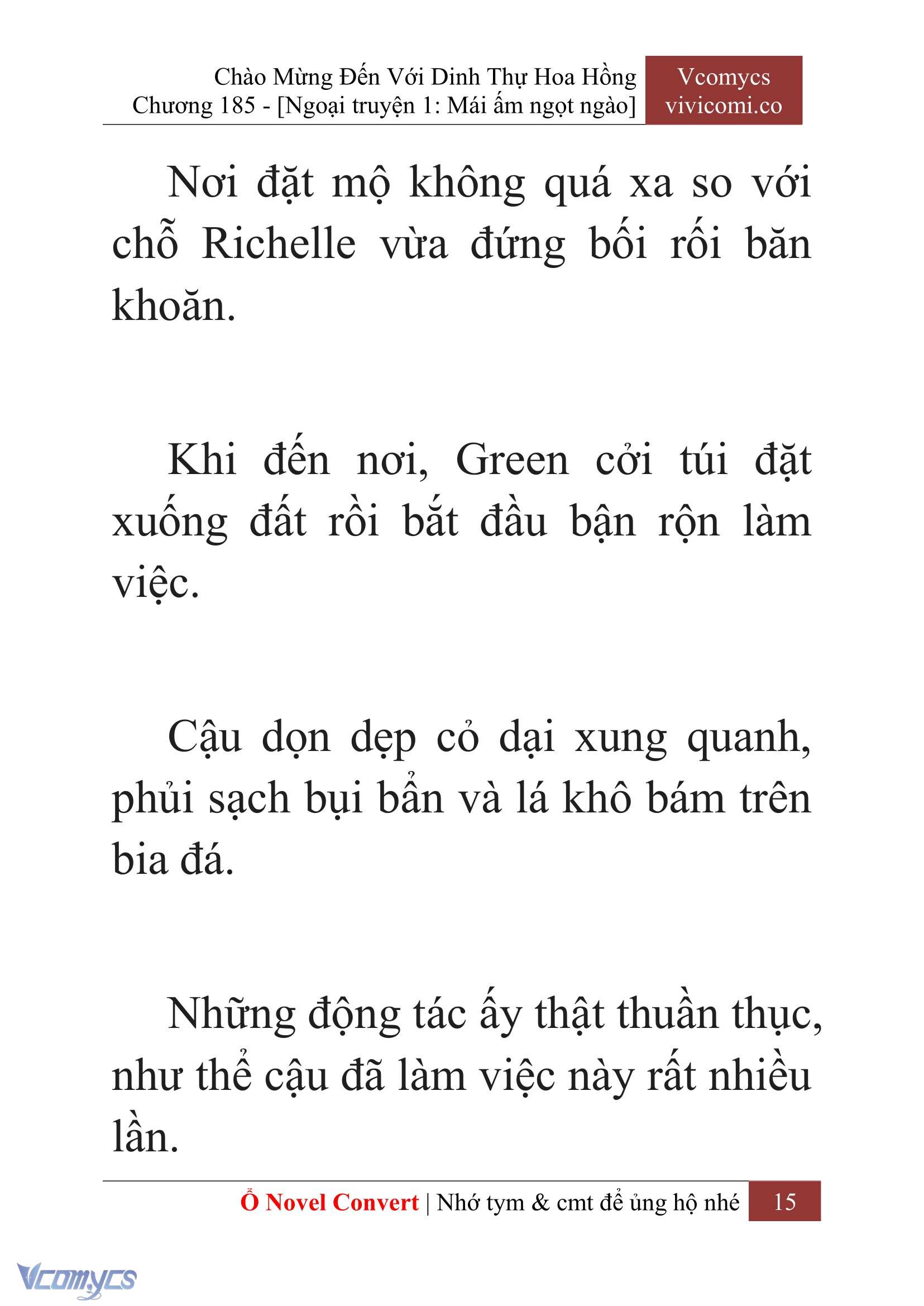 [Novel] Chào Mừng Đến Với Dinh Thự Hoa Hồng Chap 185 - Next Chap 186