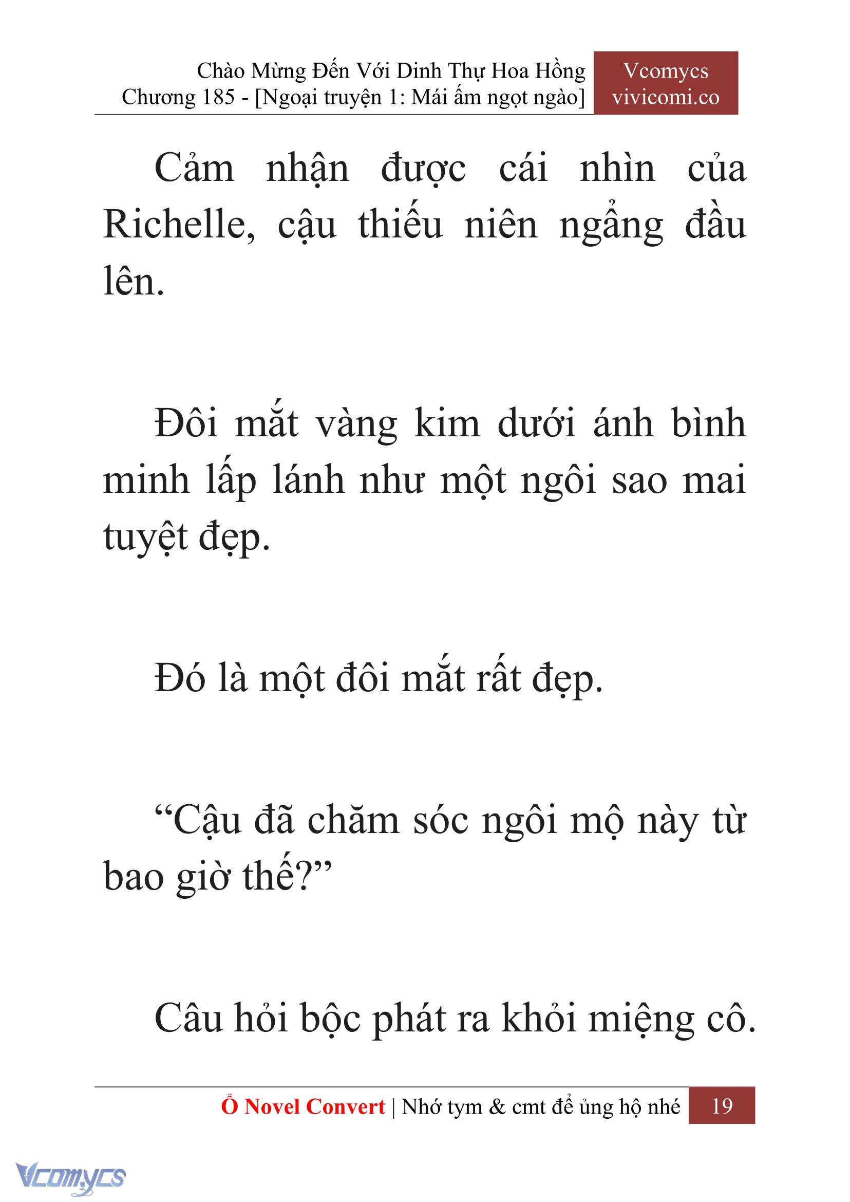 [Novel] Chào Mừng Đến Với Dinh Thự Hoa Hồng Chap 185 - Next Chap 186