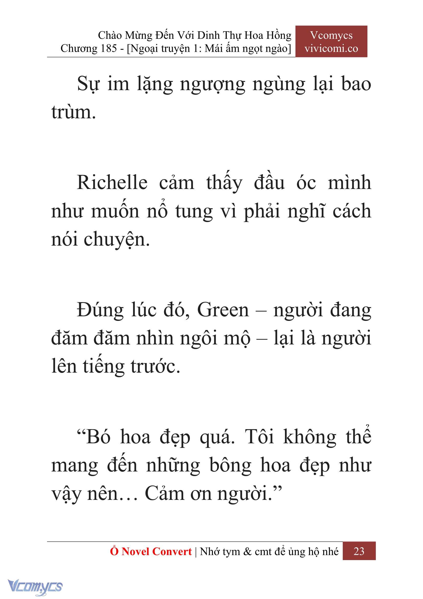 [Novel] Chào Mừng Đến Với Dinh Thự Hoa Hồng Chap 185 - Next Chap 186