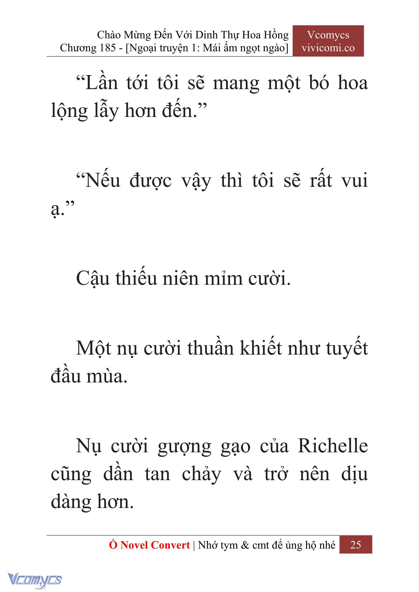 [Novel] Chào Mừng Đến Với Dinh Thự Hoa Hồng Chap 185 - Next Chap 186