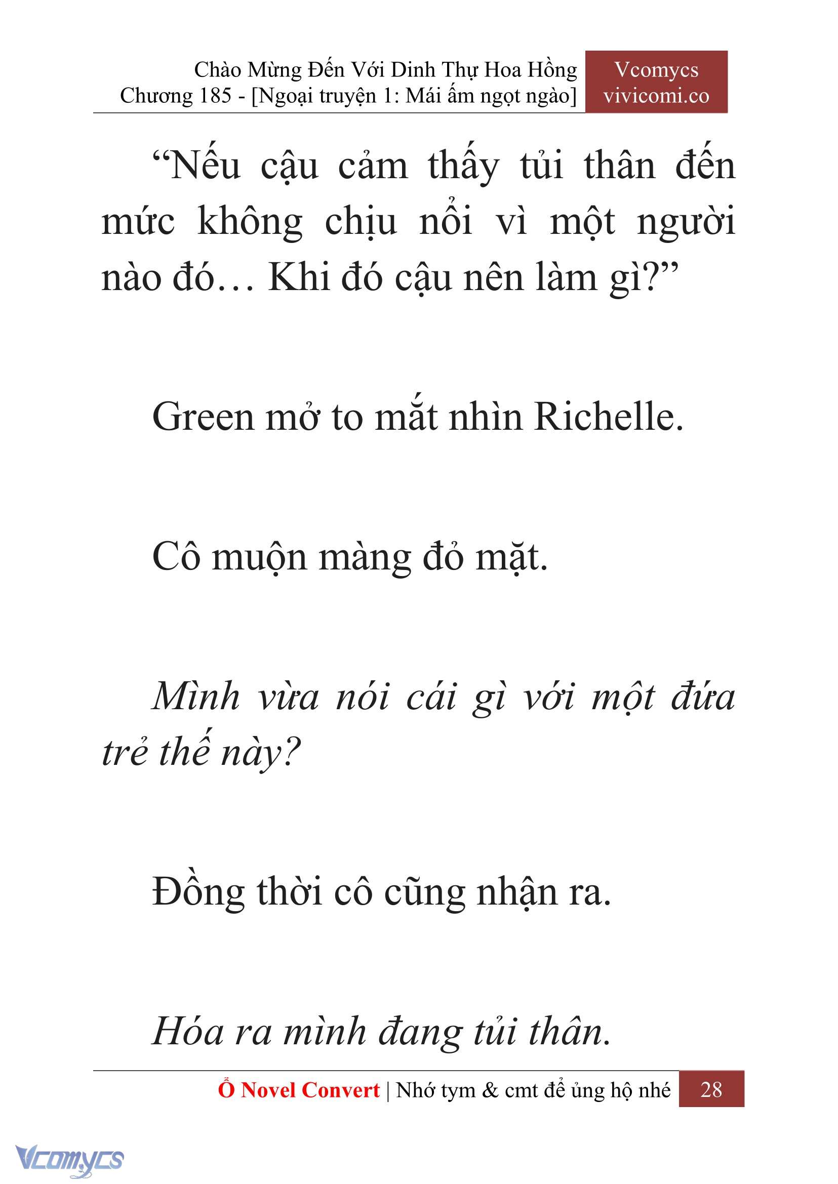 [Novel] Chào Mừng Đến Với Dinh Thự Hoa Hồng Chap 185 - Next Chap 186