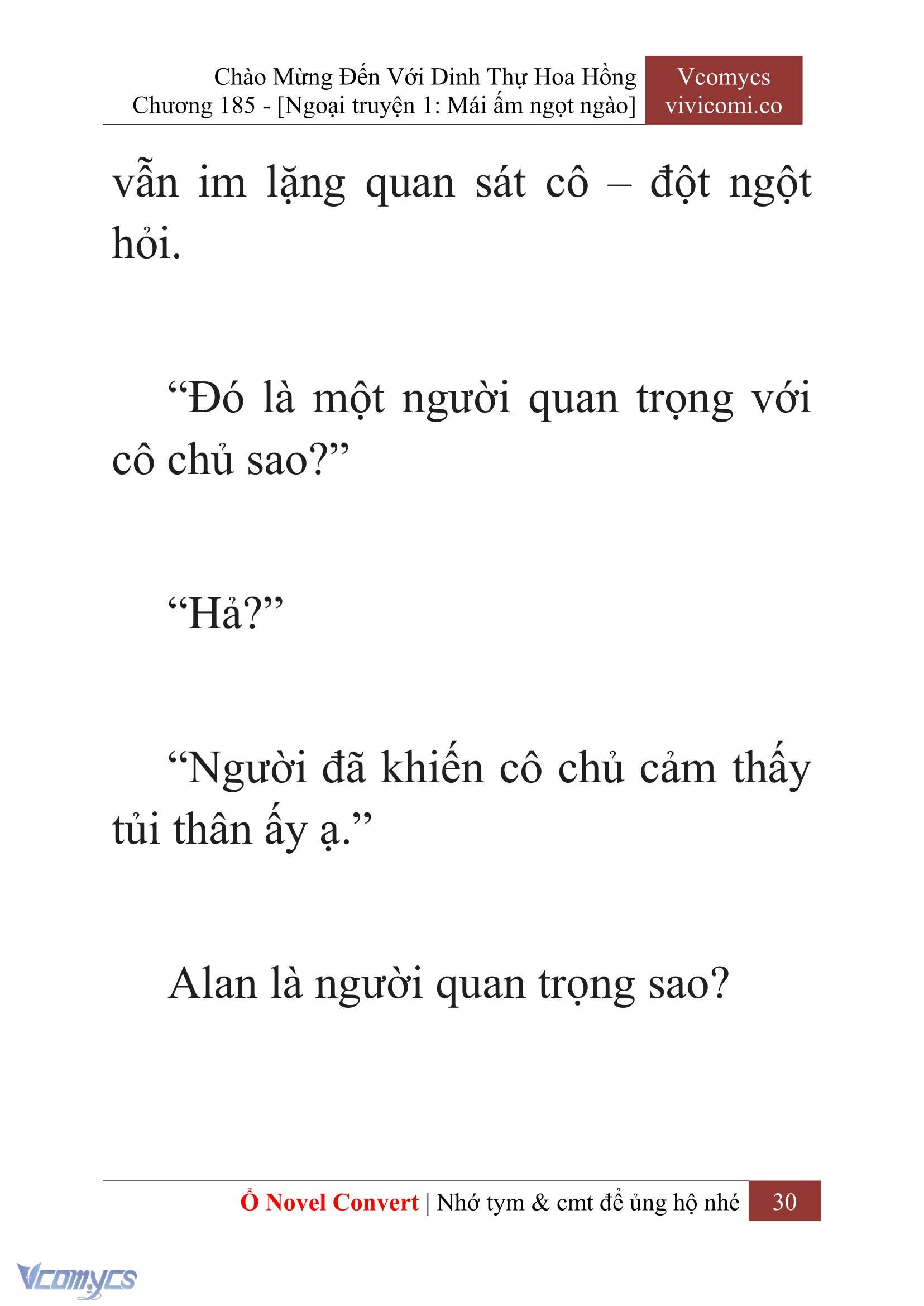 [Novel] Chào Mừng Đến Với Dinh Thự Hoa Hồng Chap 185 - Next Chap 186