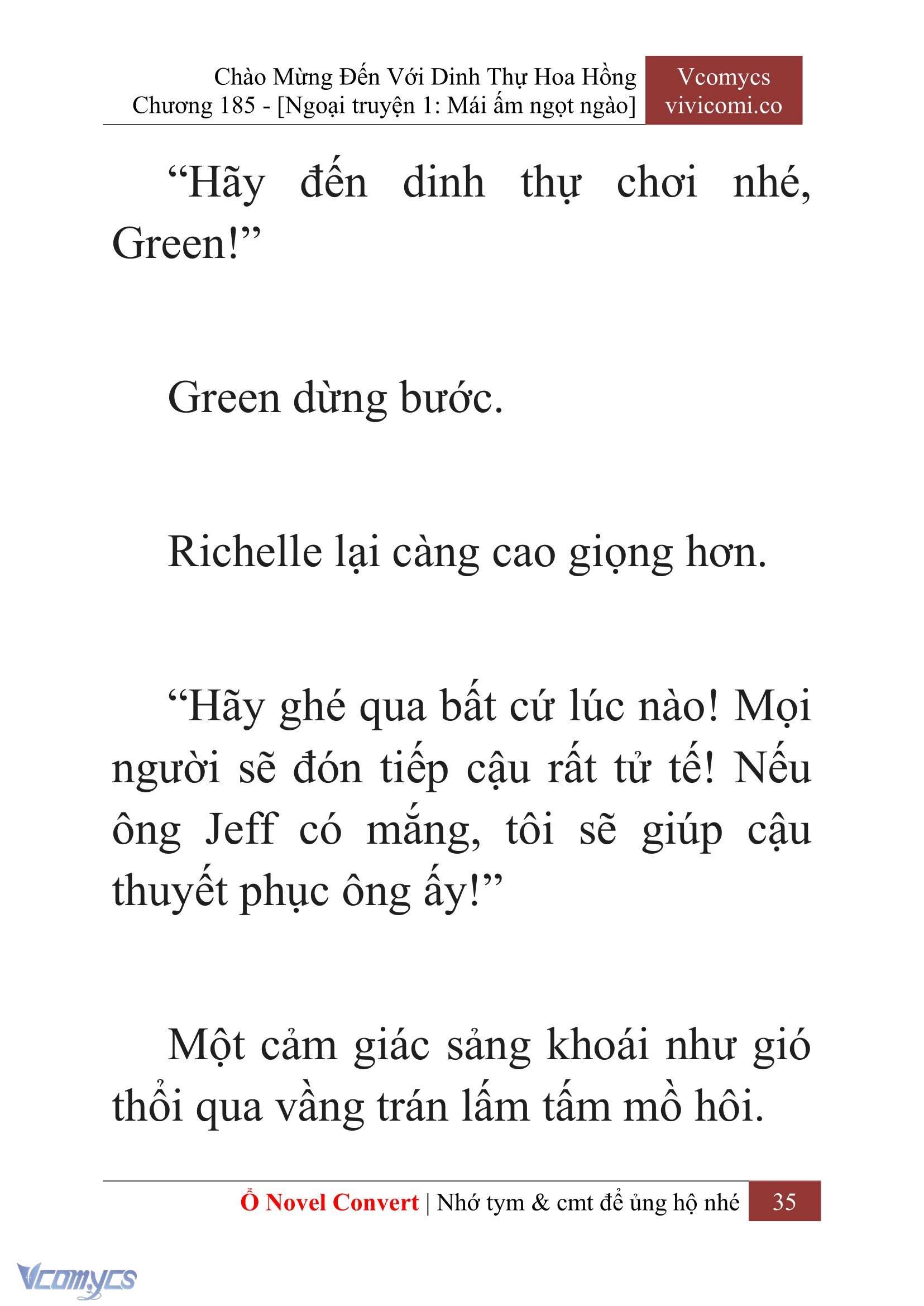[Novel] Chào Mừng Đến Với Dinh Thự Hoa Hồng Chap 185 - Next Chap 186