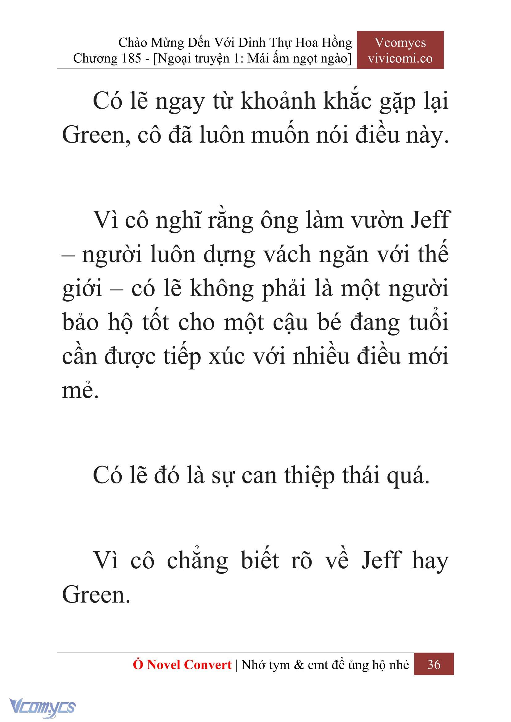 [Novel] Chào Mừng Đến Với Dinh Thự Hoa Hồng Chap 185 - Next Chap 186