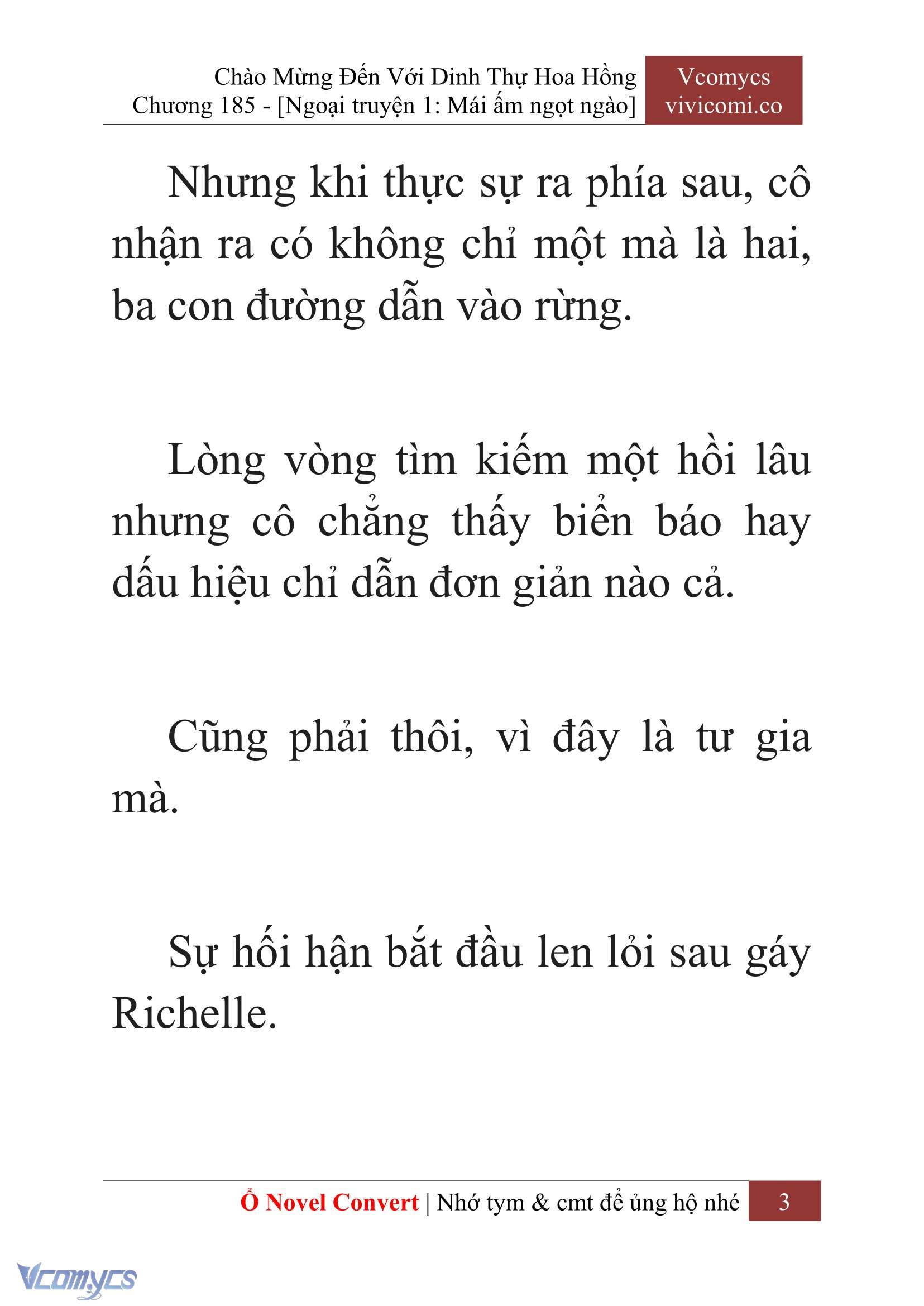 [Novel] Chào Mừng Đến Với Dinh Thự Hoa Hồng Chap 185 - Next Chap 186
