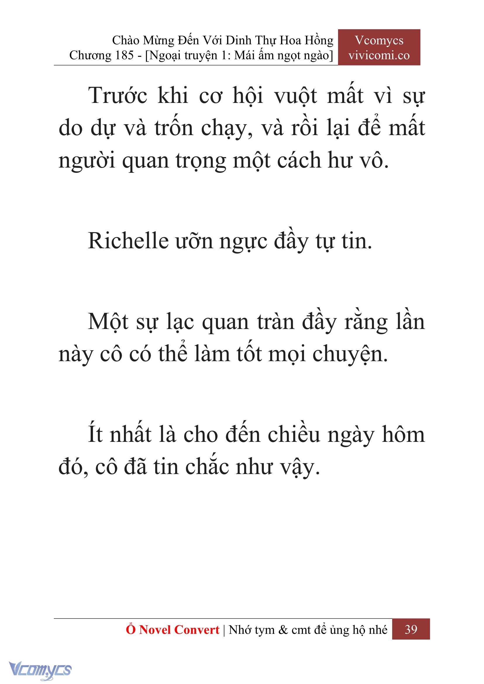 [Novel] Chào Mừng Đến Với Dinh Thự Hoa Hồng Chap 185 - Next Chap 186