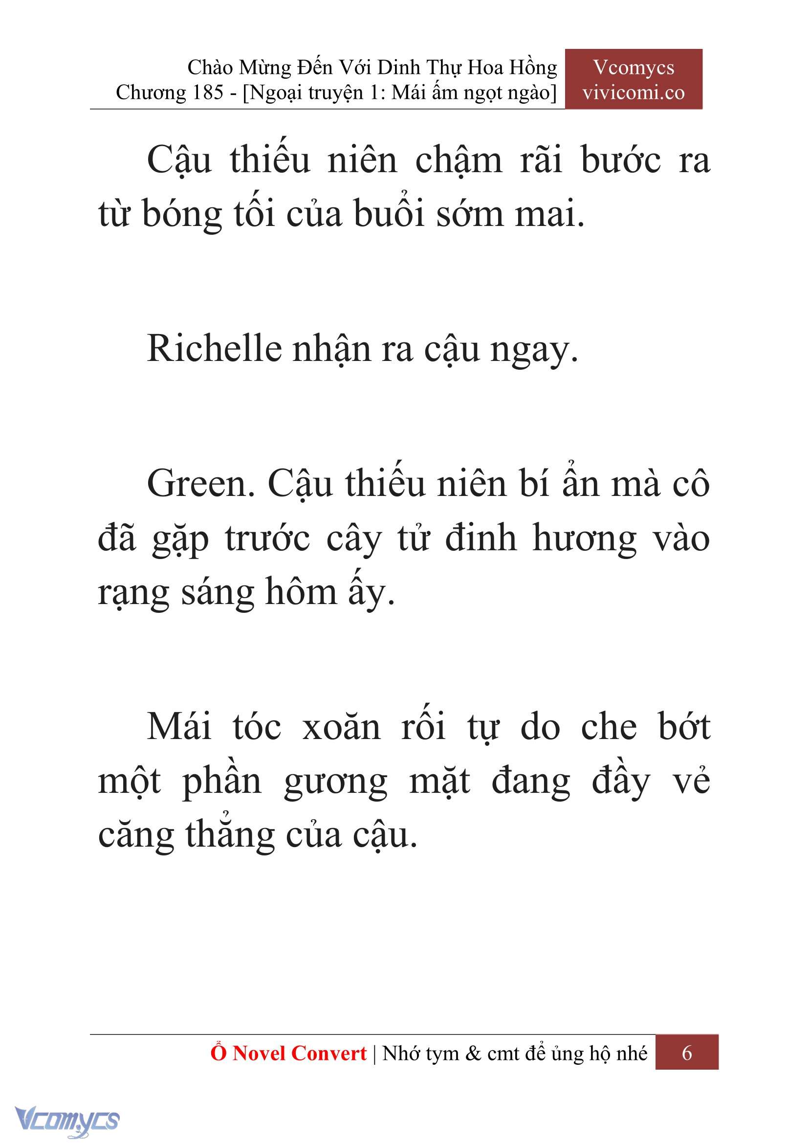 [Novel] Chào Mừng Đến Với Dinh Thự Hoa Hồng Chap 185 - Next Chap 186