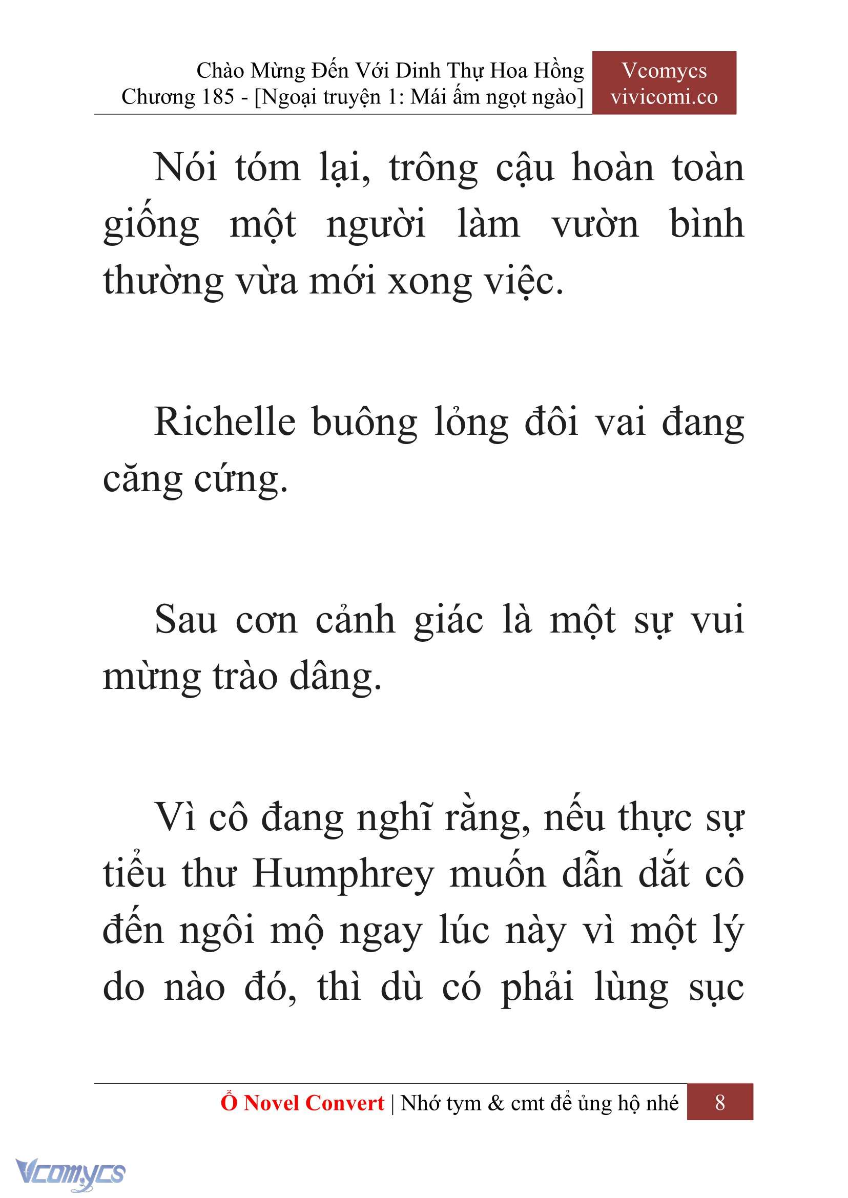 [Novel] Chào Mừng Đến Với Dinh Thự Hoa Hồng Chap 185 - Next Chap 186