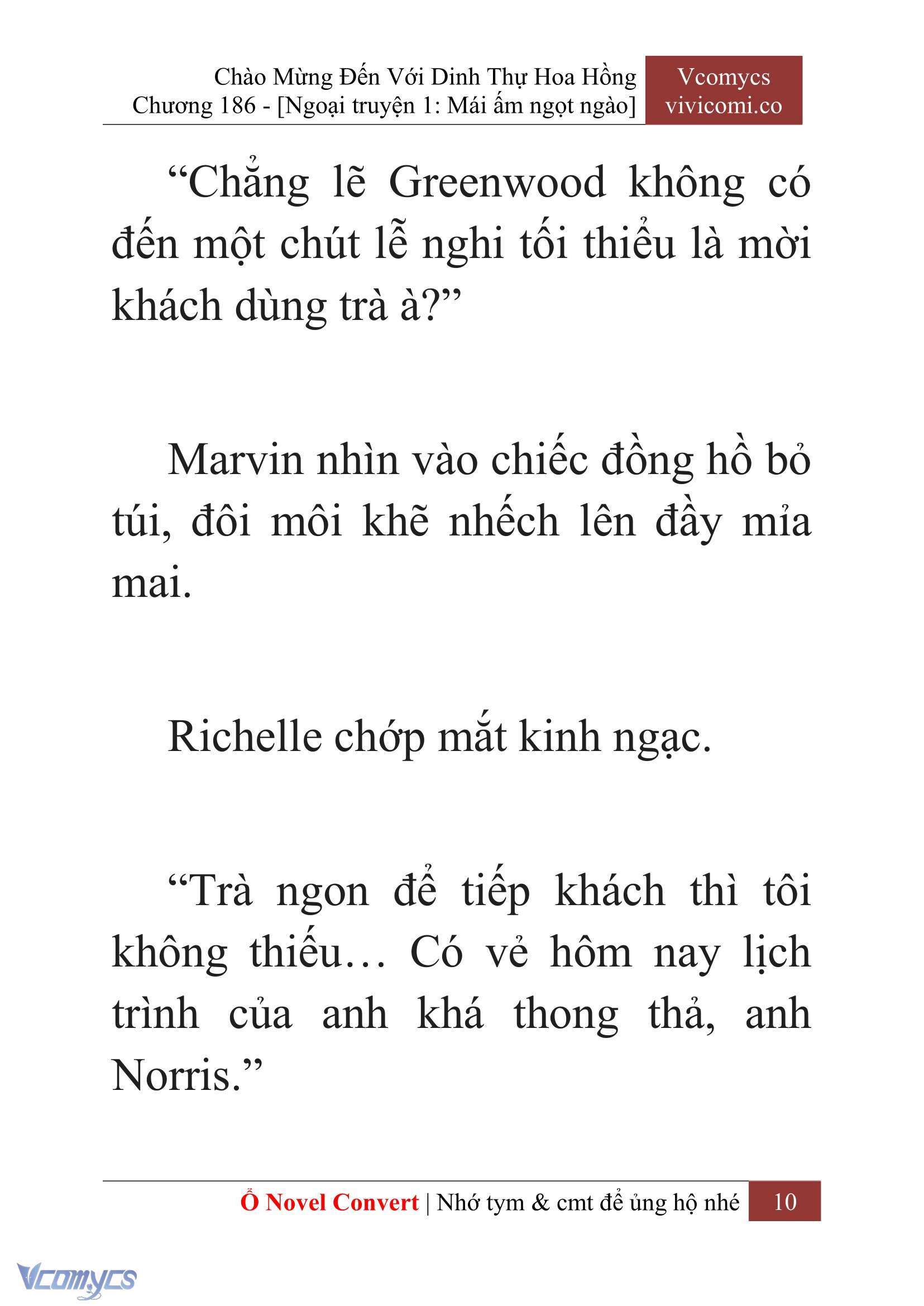 [Novel] Chào Mừng Đến Với Dinh Thự Hoa Hồng Chap 186 - Next Chap 187
