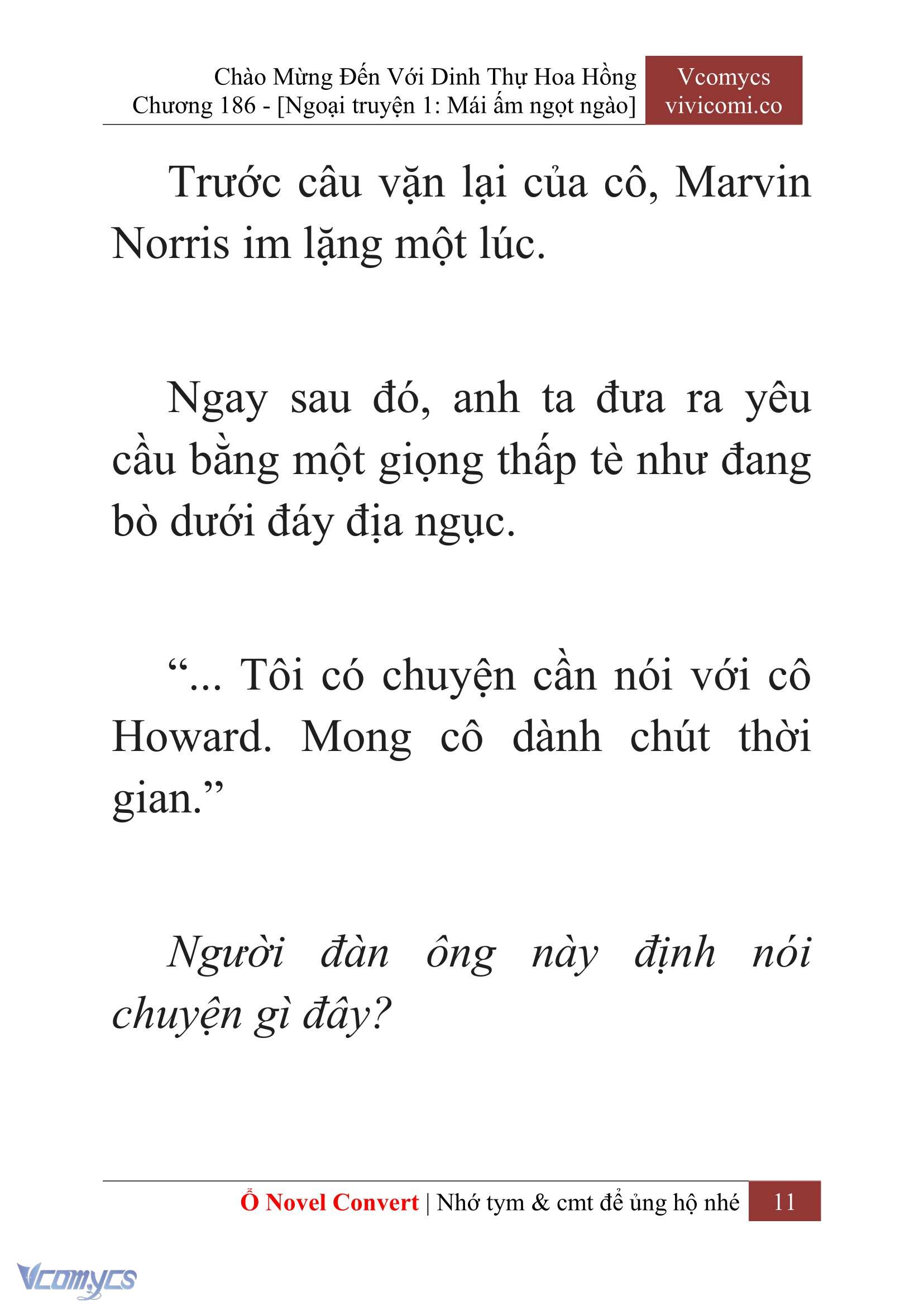 [Novel] Chào Mừng Đến Với Dinh Thự Hoa Hồng Chap 186 - Next Chap 187