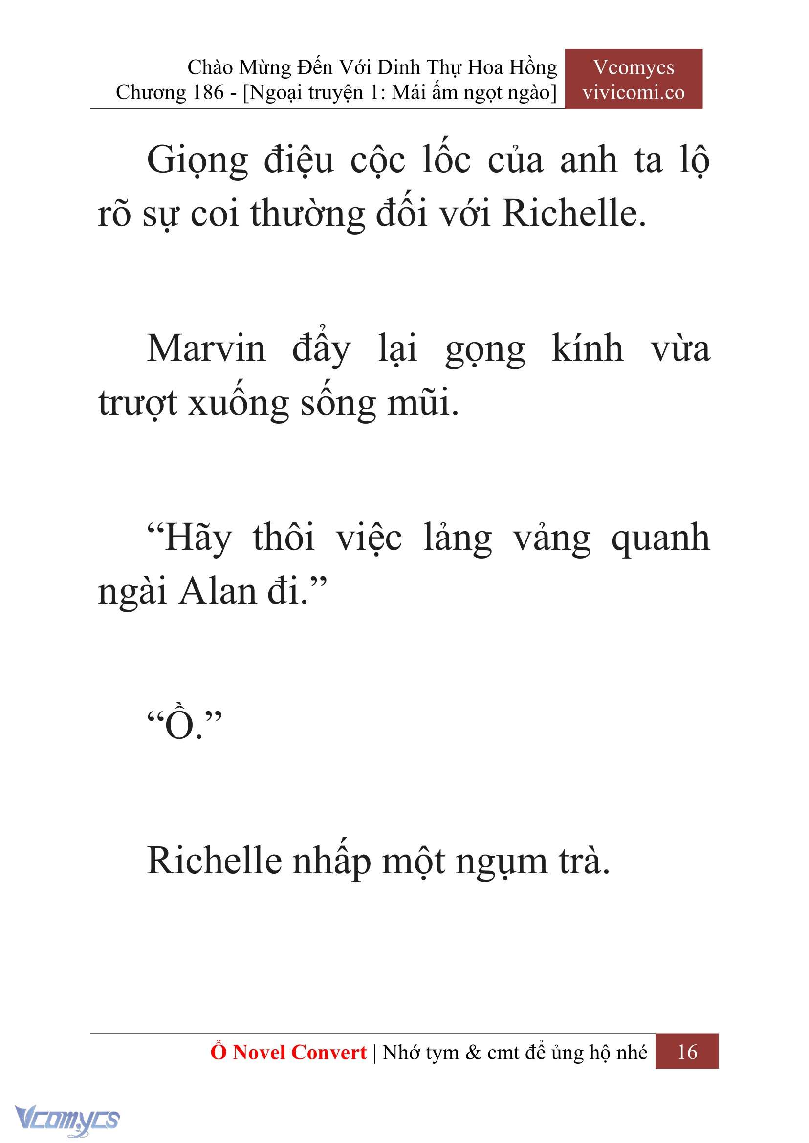 [Novel] Chào Mừng Đến Với Dinh Thự Hoa Hồng Chap 186 - Next Chap 187