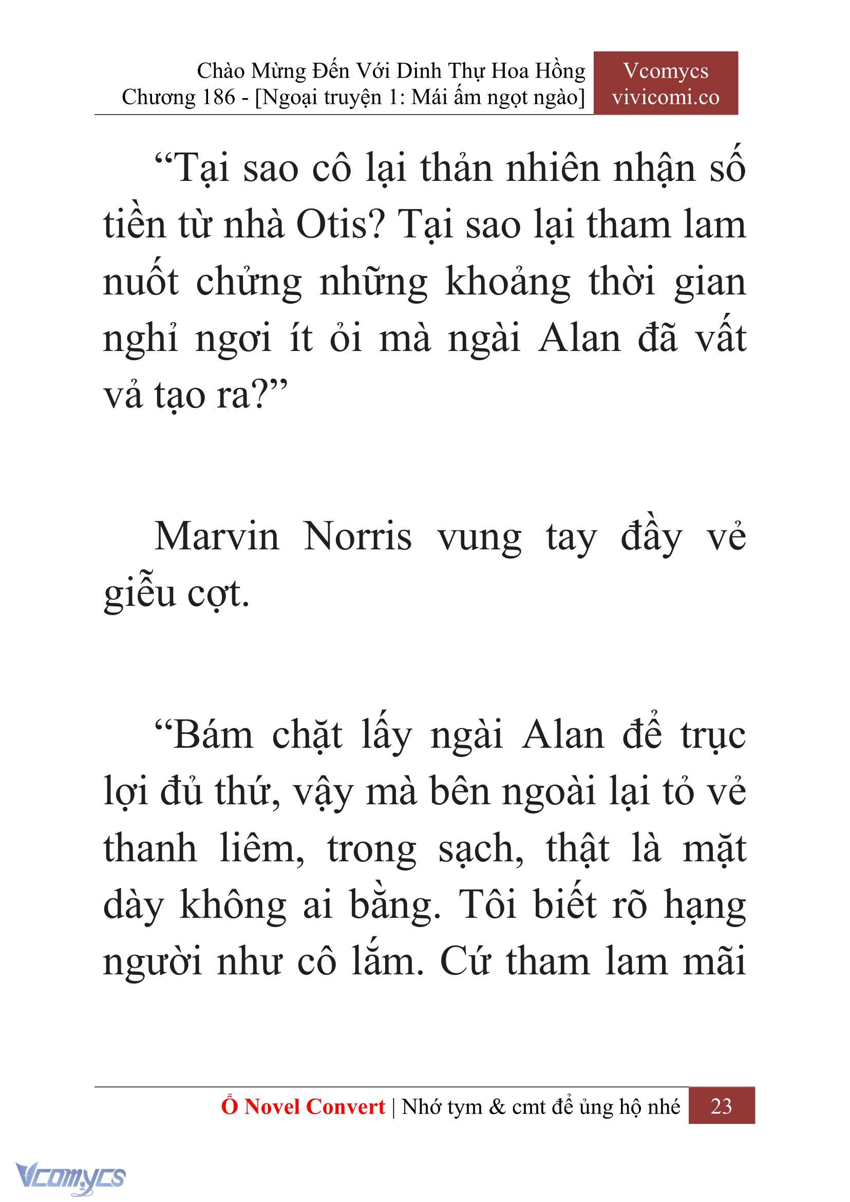 [Novel] Chào Mừng Đến Với Dinh Thự Hoa Hồng Chap 186 - Next Chap 187