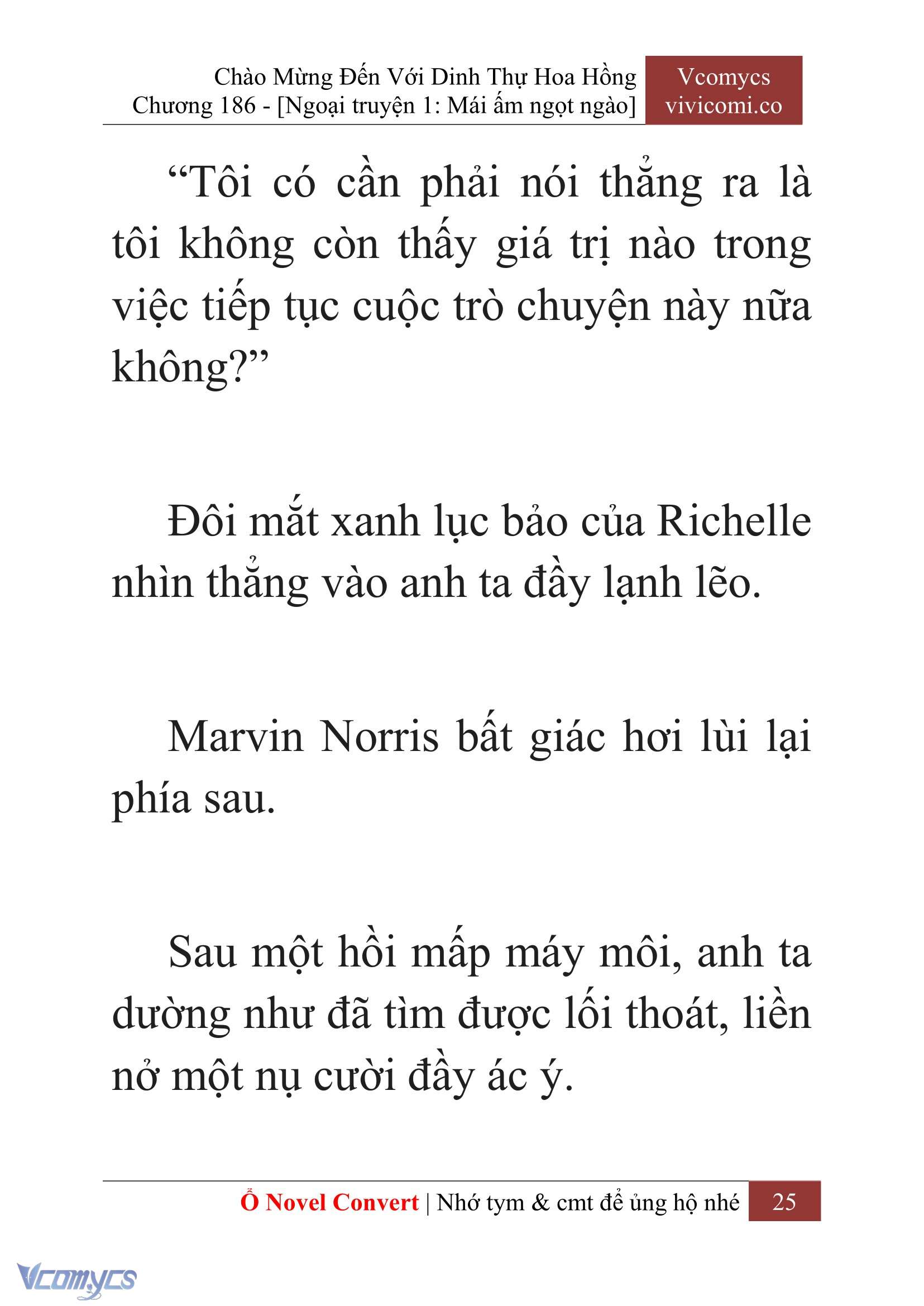 [Novel] Chào Mừng Đến Với Dinh Thự Hoa Hồng Chap 186 - Next Chap 187