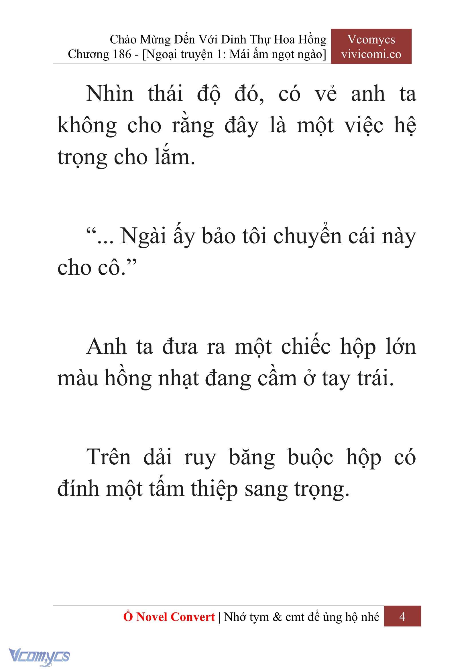 [Novel] Chào Mừng Đến Với Dinh Thự Hoa Hồng Chap 186 - Next Chap 187