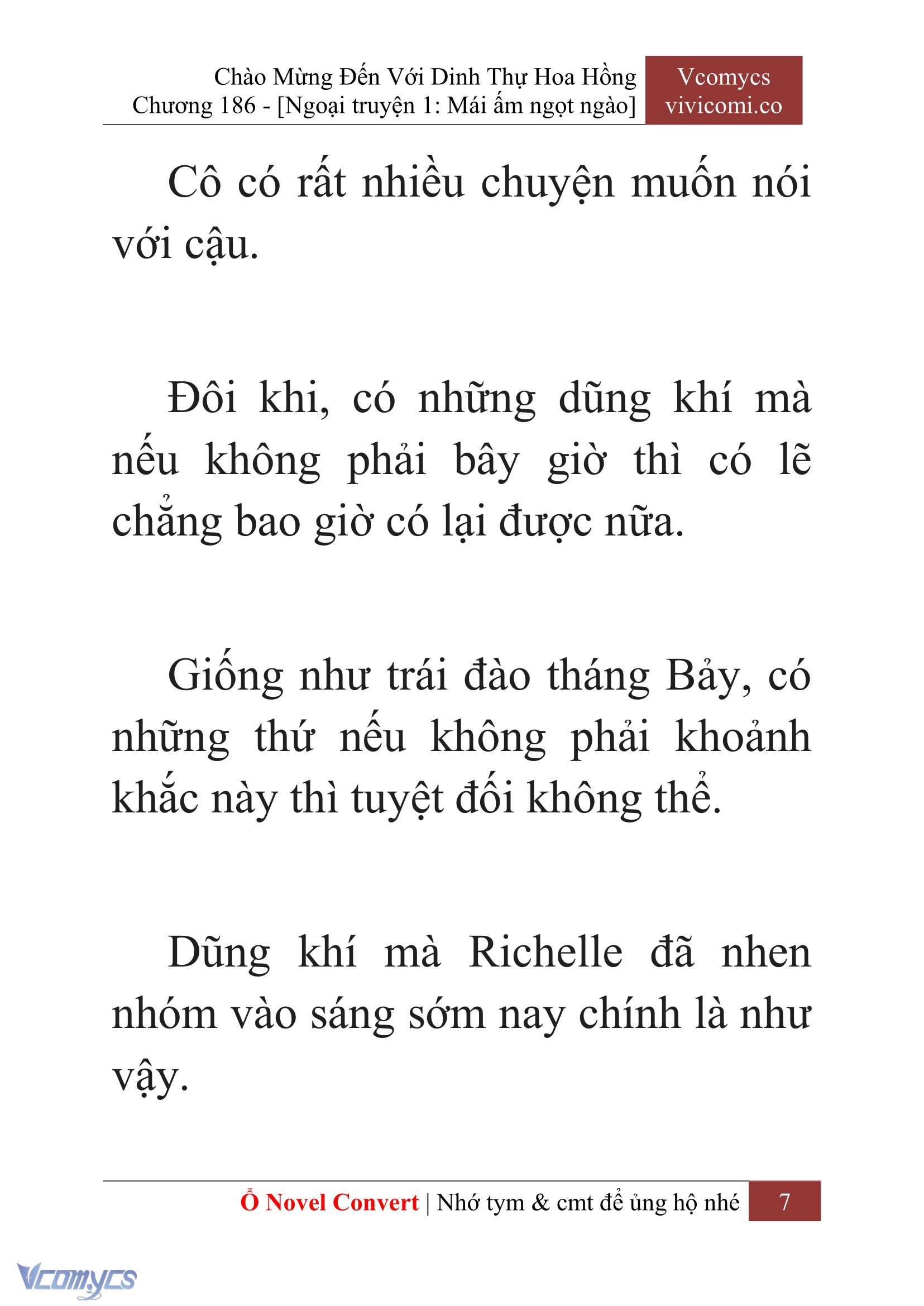 [Novel] Chào Mừng Đến Với Dinh Thự Hoa Hồng Chap 186 - Next Chap 187