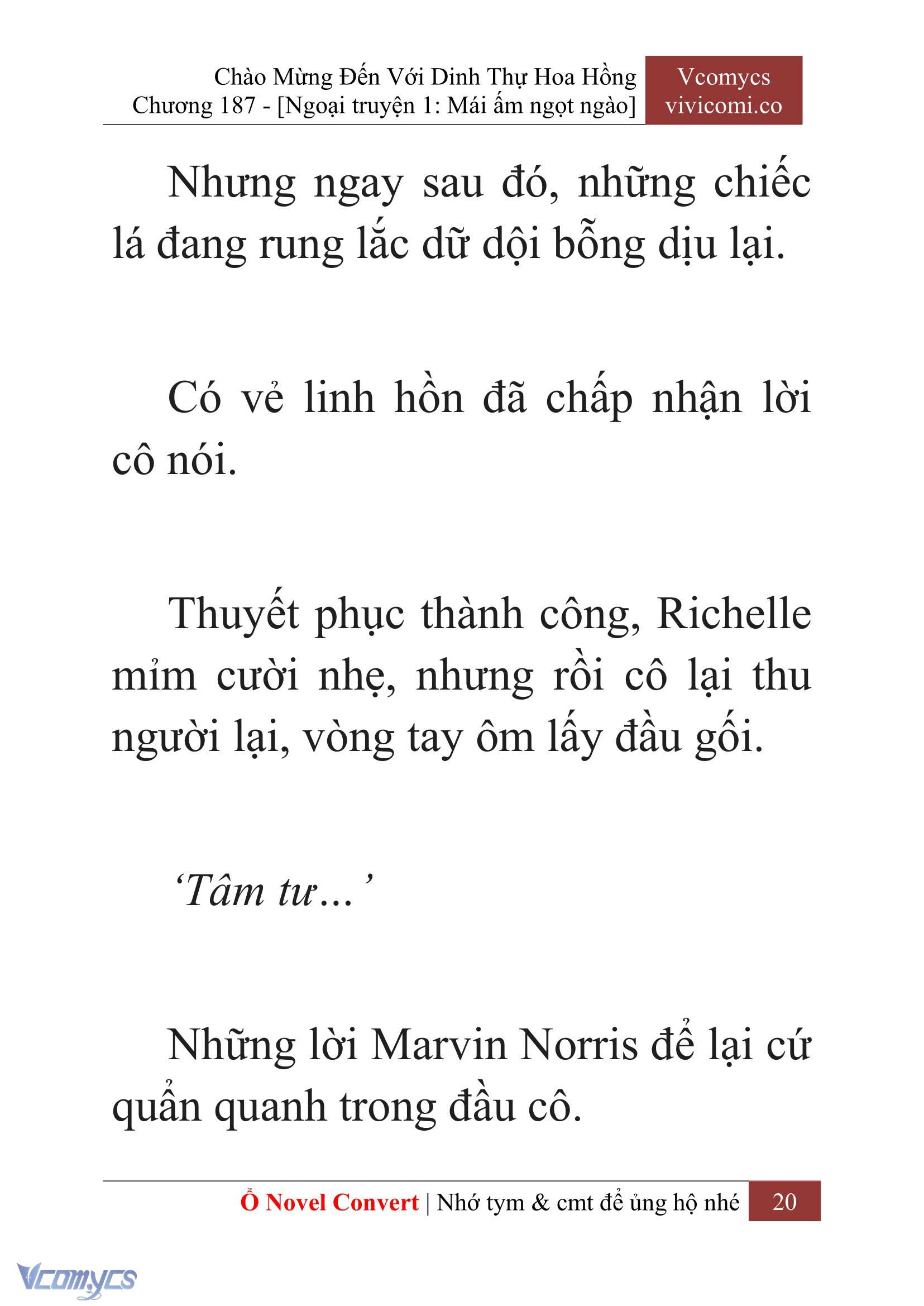 [Novel] Chào Mừng Đến Với Dinh Thự Hoa Hồng Chap 187 - Next Chap 188