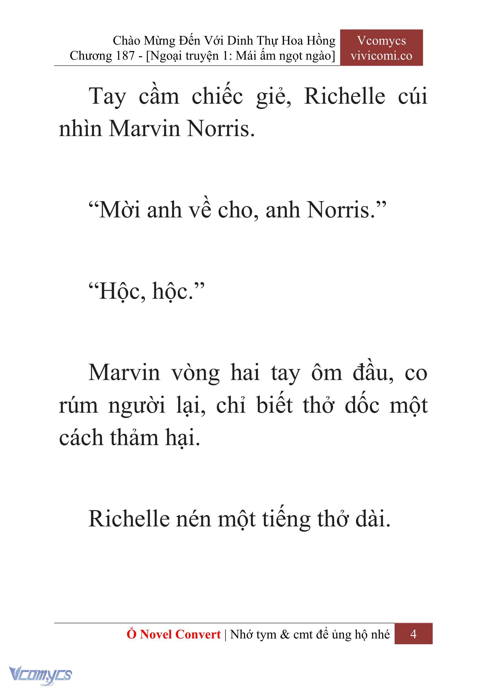 [Novel] Chào Mừng Đến Với Dinh Thự Hoa Hồng Chap 187 - Next Chap 188