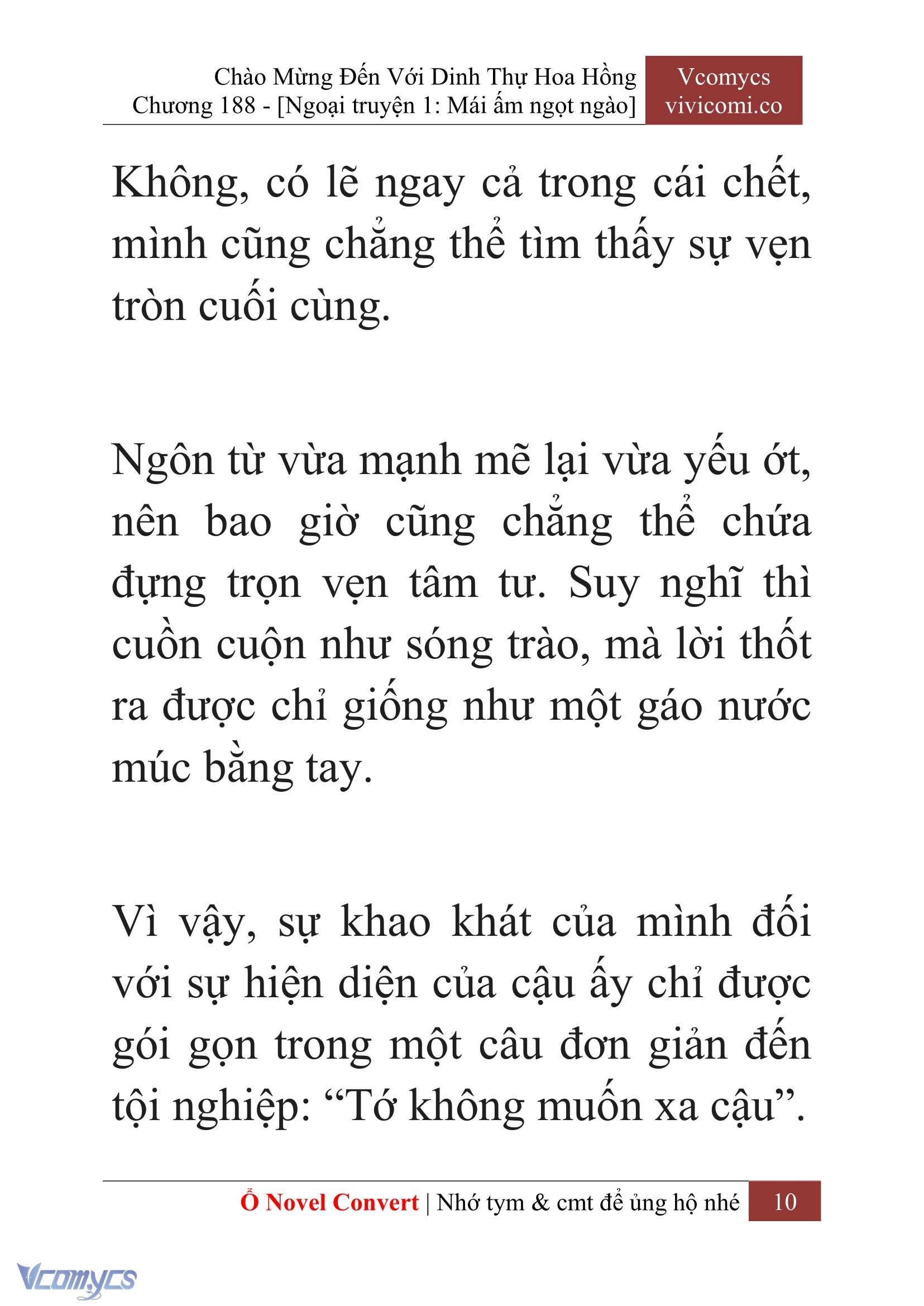 [Novel] Chào Mừng Đến Với Dinh Thự Hoa Hồng Chap 188 - Next Chap 189