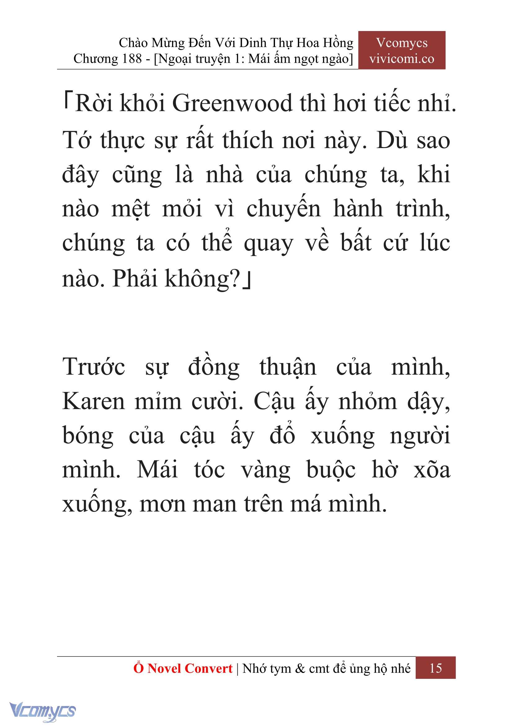 [Novel] Chào Mừng Đến Với Dinh Thự Hoa Hồng Chap 188 - Next Chap 189