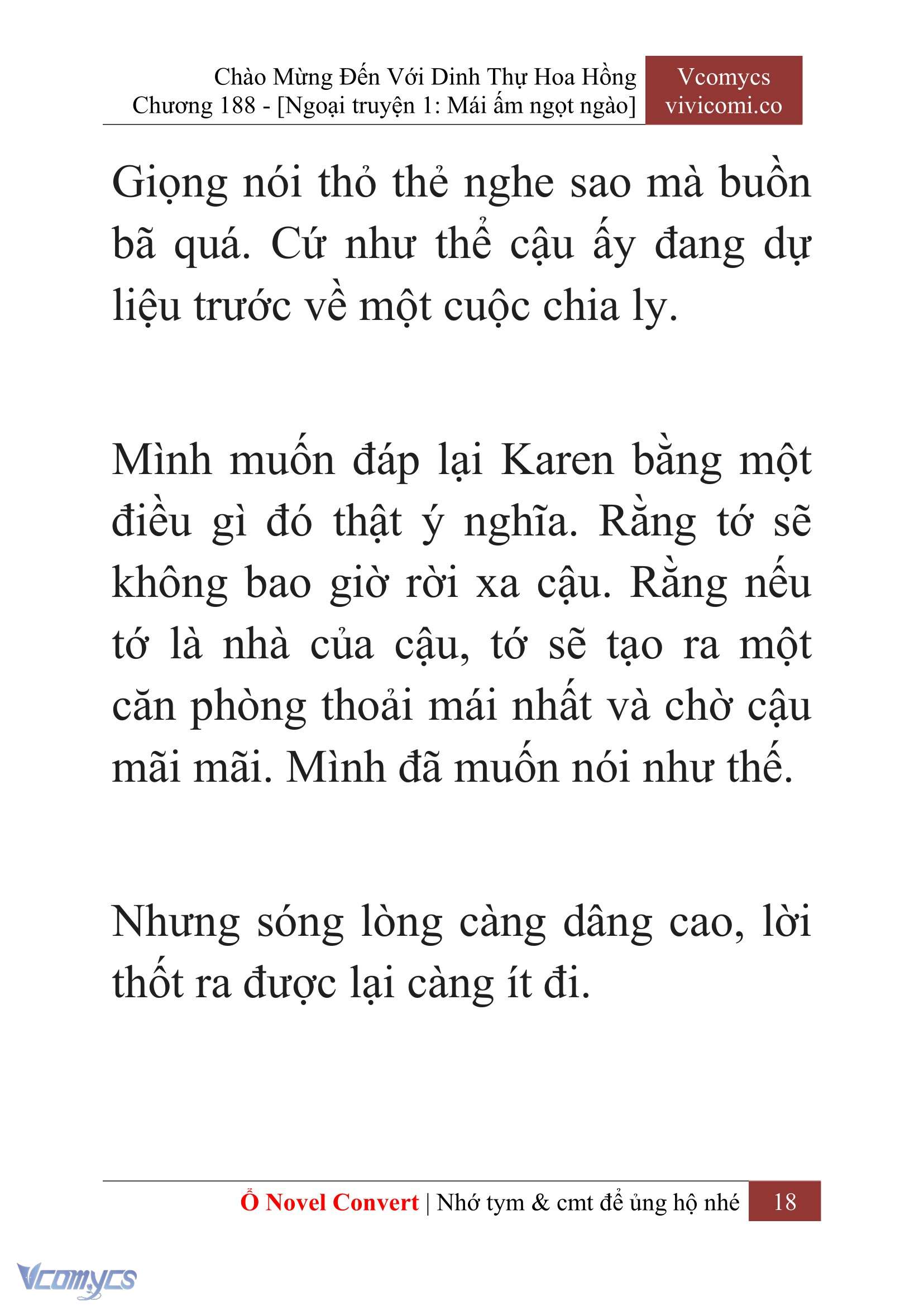 [Novel] Chào Mừng Đến Với Dinh Thự Hoa Hồng Chap 188 - Next Chap 189
