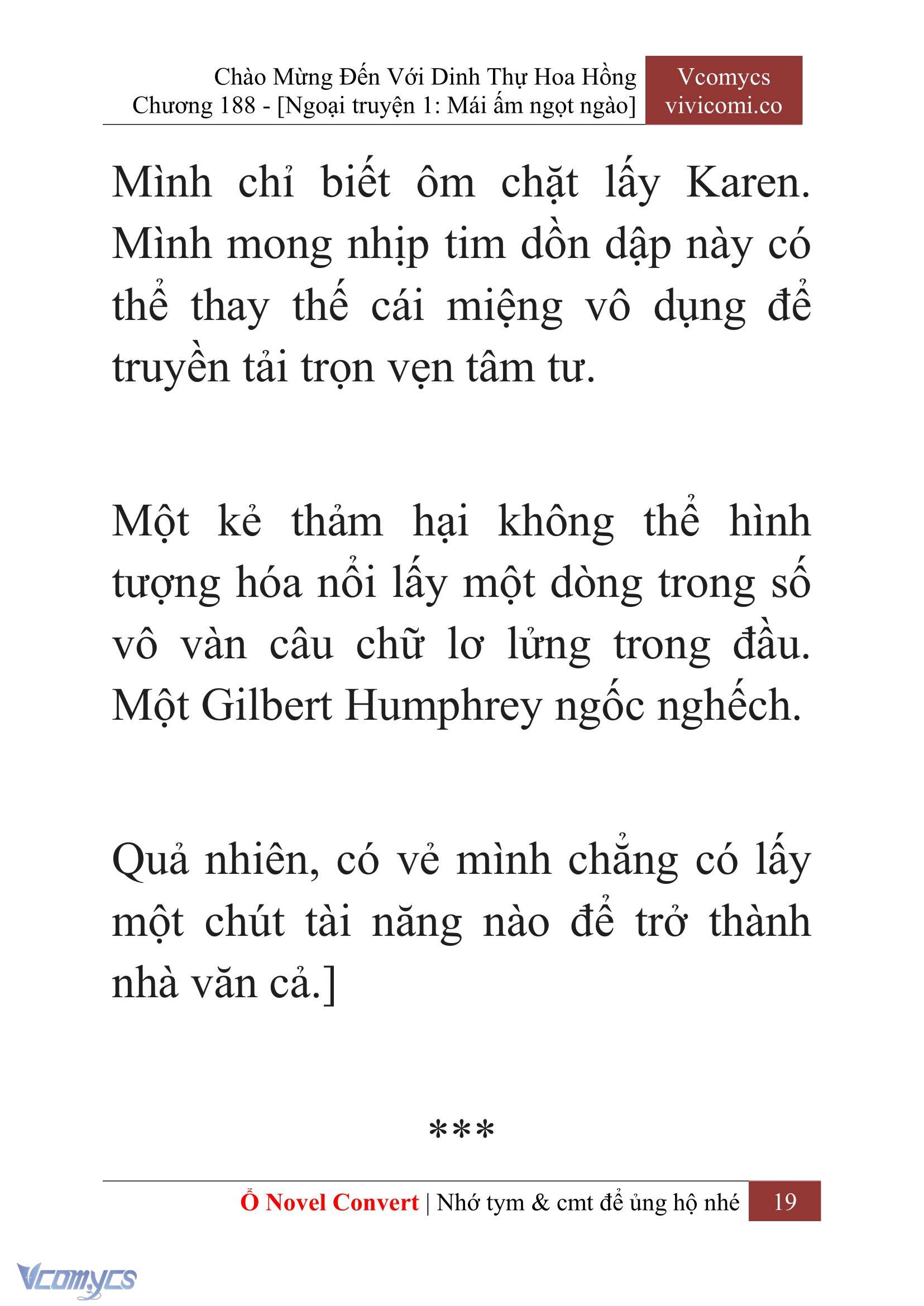 [Novel] Chào Mừng Đến Với Dinh Thự Hoa Hồng Chap 188 - Next Chap 189