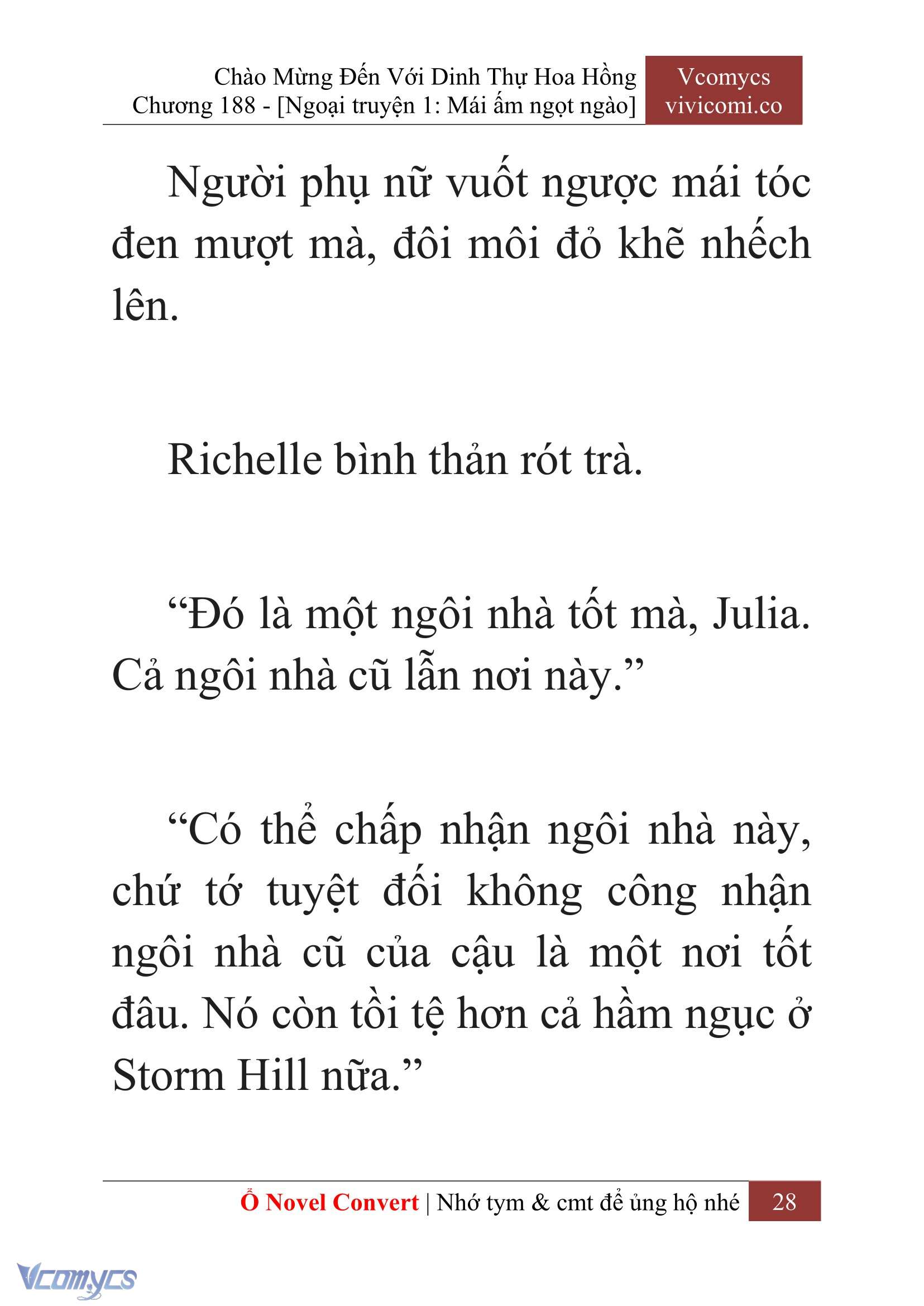 [Novel] Chào Mừng Đến Với Dinh Thự Hoa Hồng Chap 188 - Next Chap 189