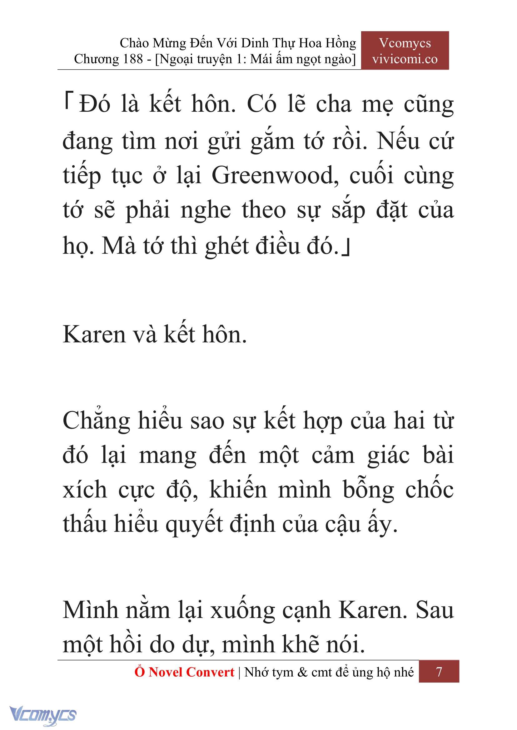 [Novel] Chào Mừng Đến Với Dinh Thự Hoa Hồng Chap 188 - Next Chap 189