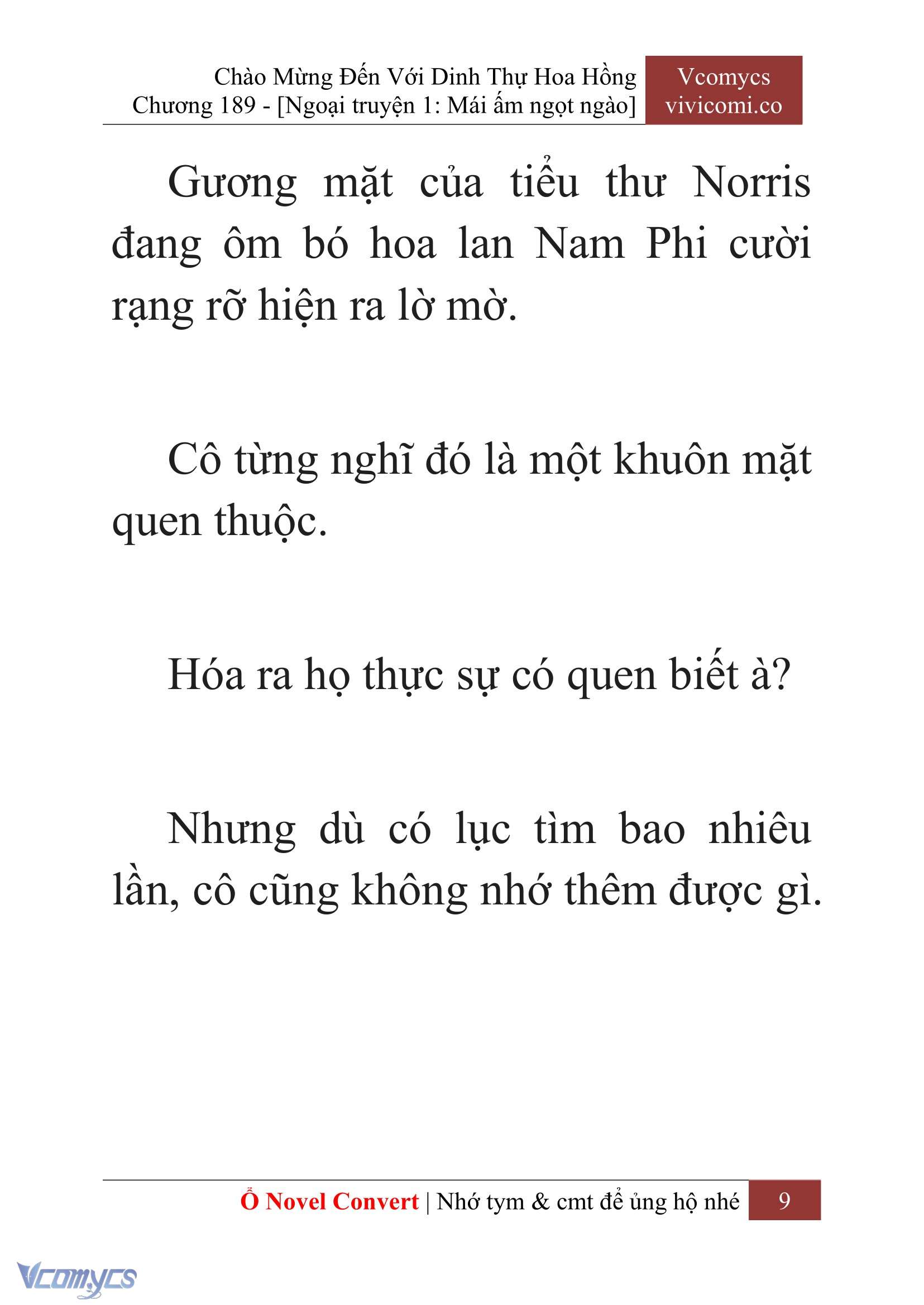 [Novel] Chào Mừng Đến Với Dinh Thự Hoa Hồng Chap 189 - Next Chap 190