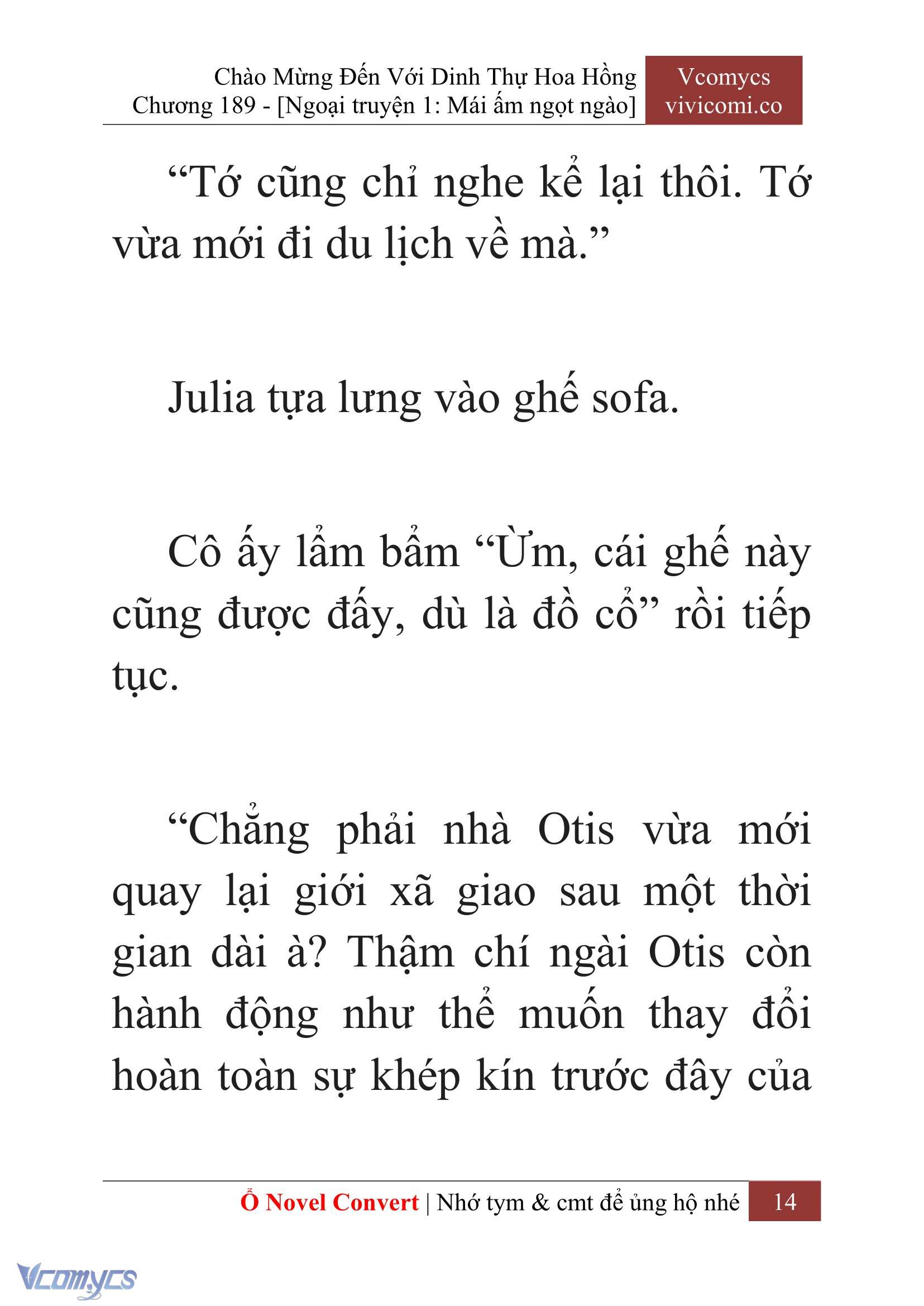 [Novel] Chào Mừng Đến Với Dinh Thự Hoa Hồng Chap 189 - Next Chap 190