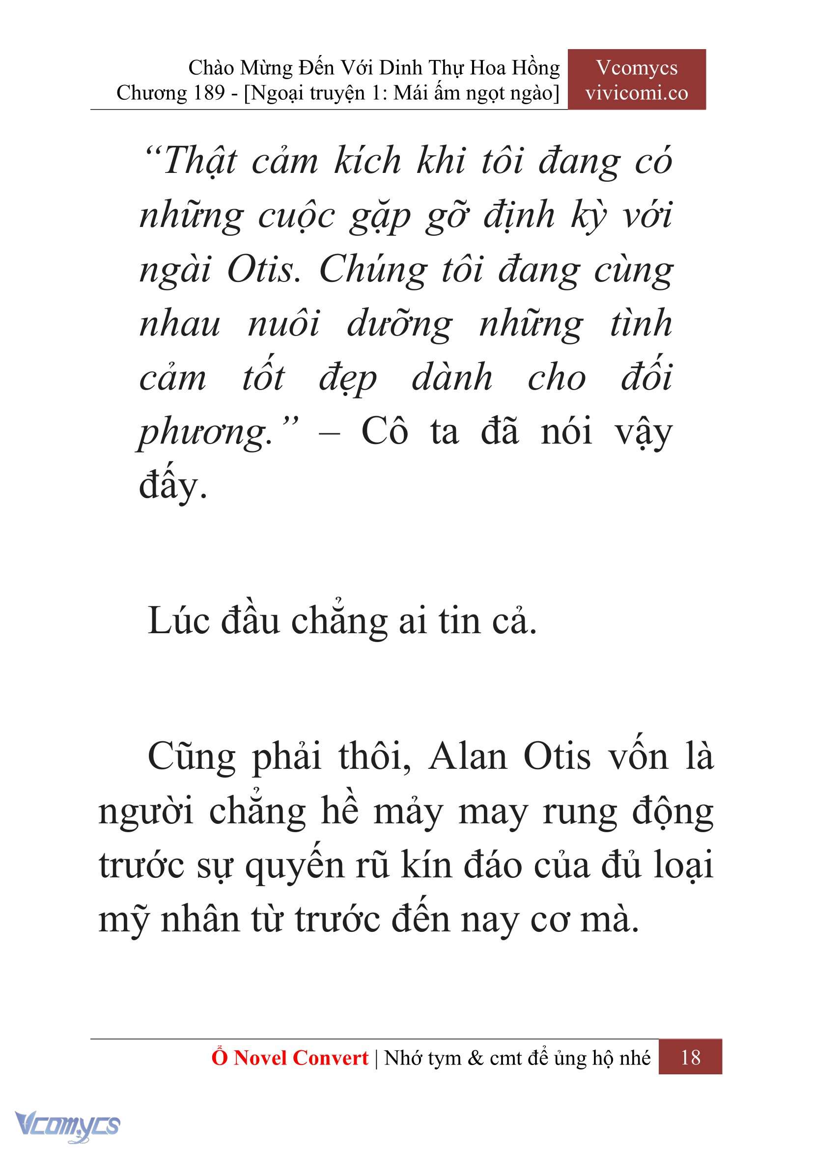[Novel] Chào Mừng Đến Với Dinh Thự Hoa Hồng Chap 189 - Next Chap 190