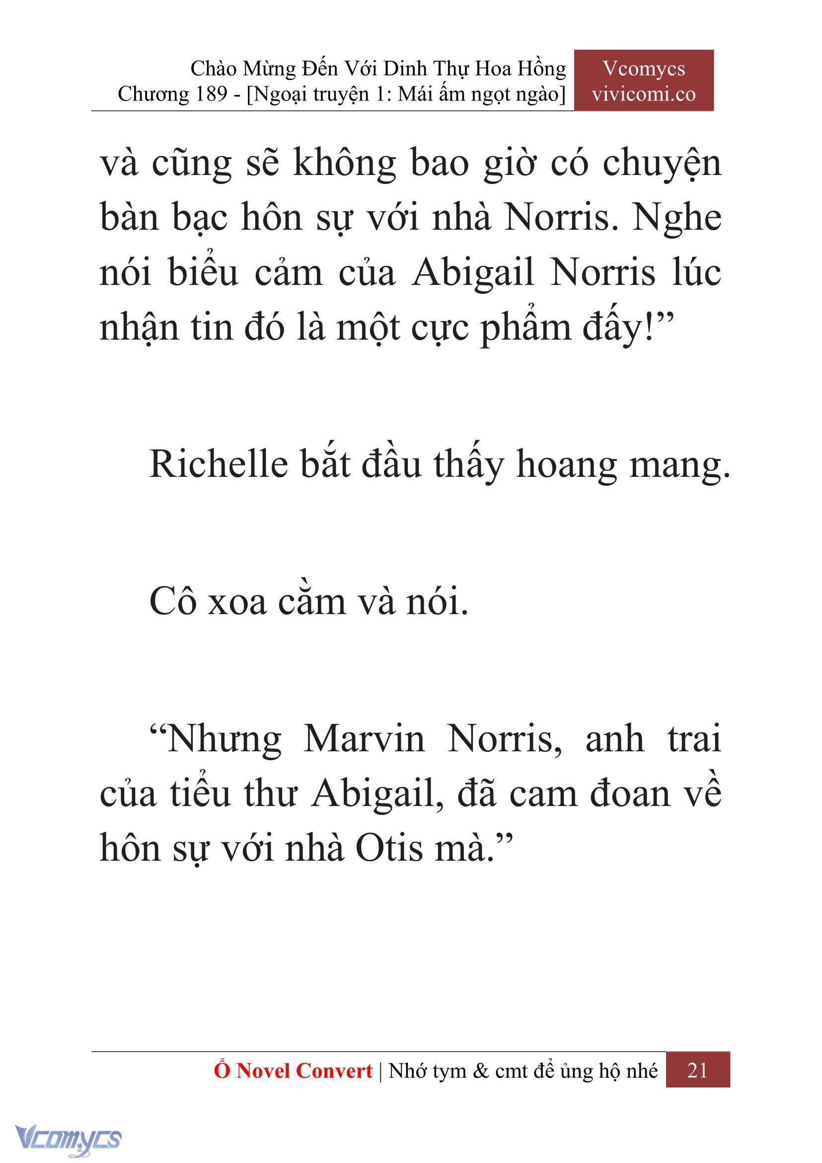 [Novel] Chào Mừng Đến Với Dinh Thự Hoa Hồng Chap 189 - Next Chap 190