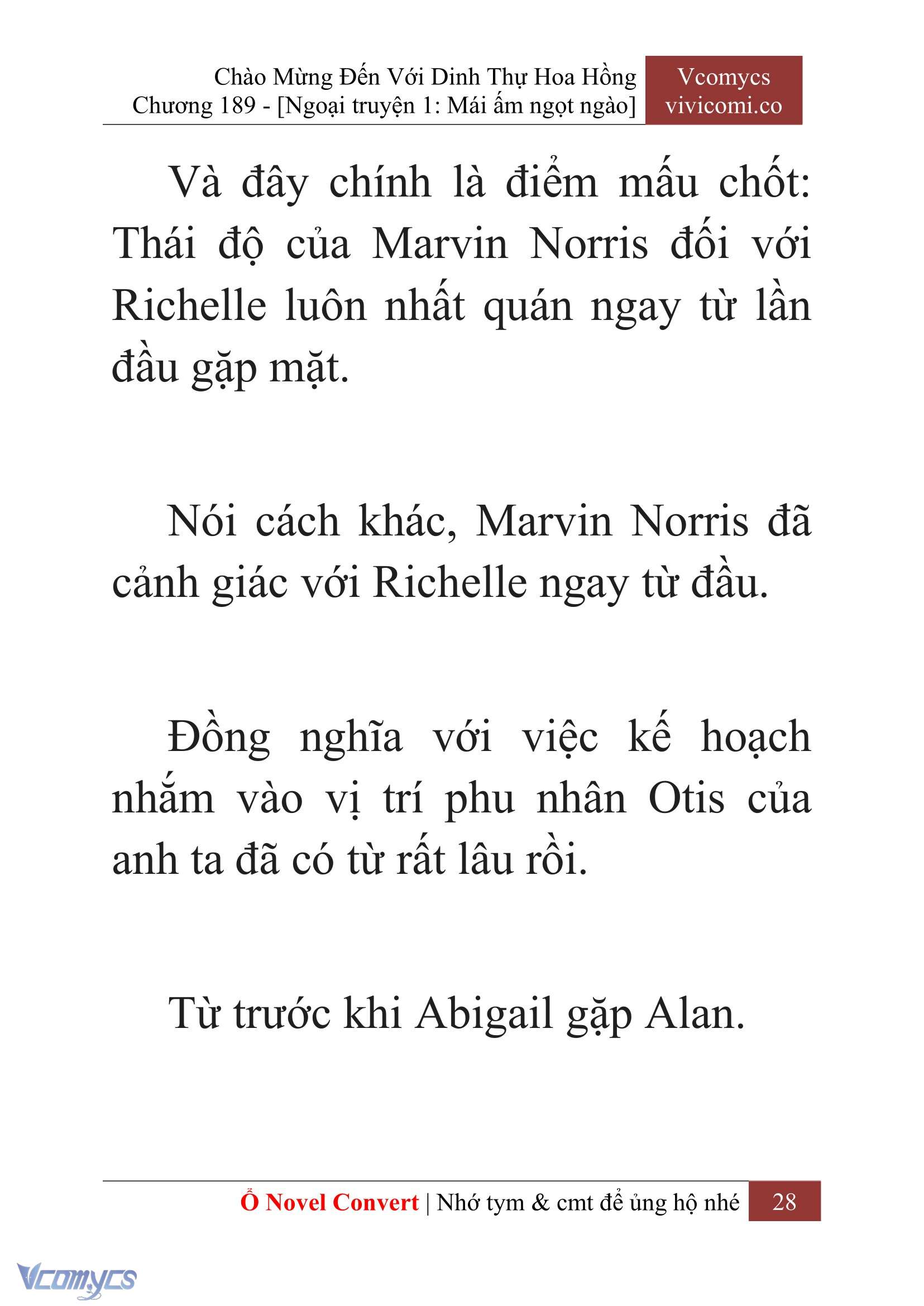 [Novel] Chào Mừng Đến Với Dinh Thự Hoa Hồng Chap 189 - Next Chap 190