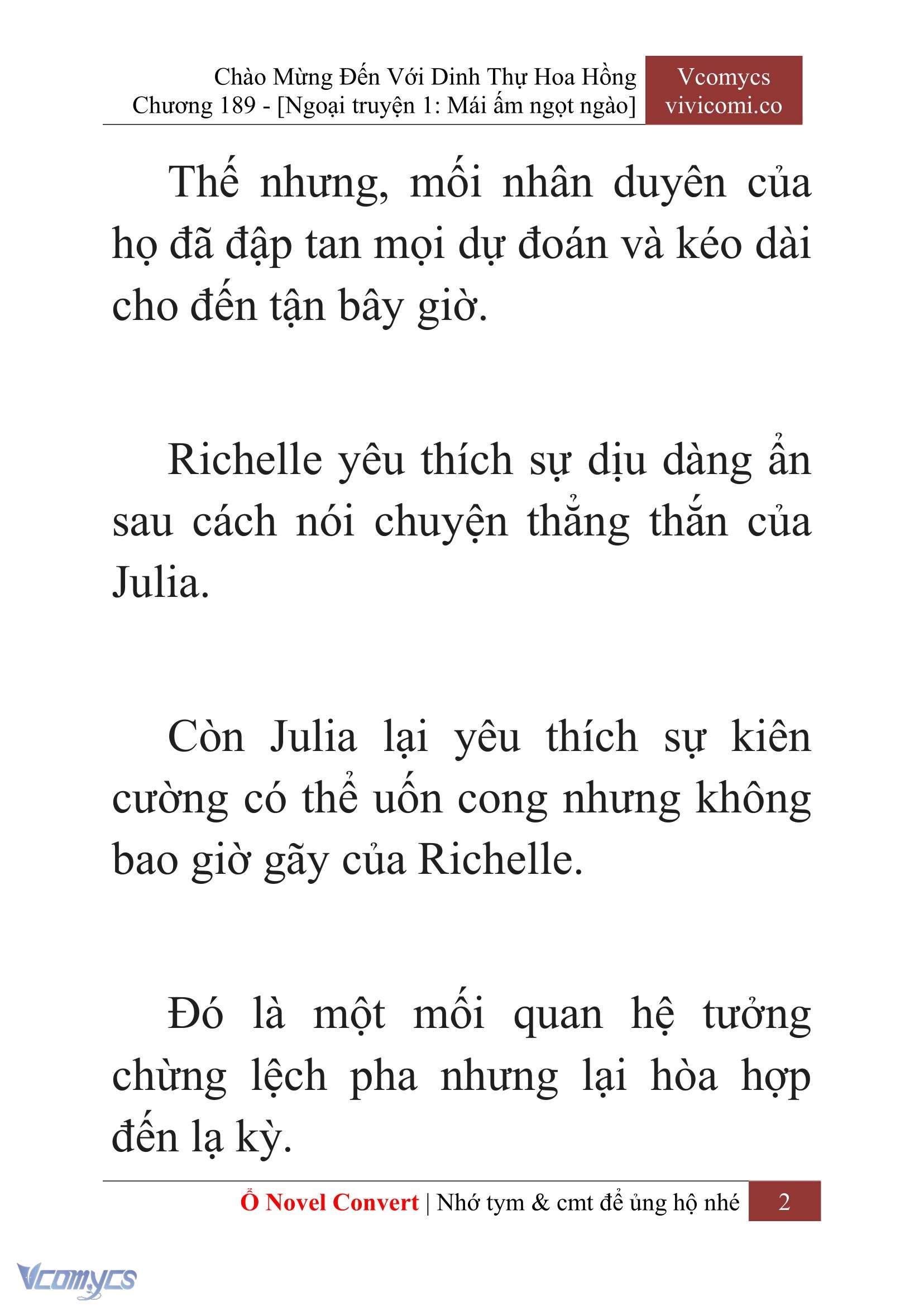 [Novel] Chào Mừng Đến Với Dinh Thự Hoa Hồng Chap 189 - Next Chap 190